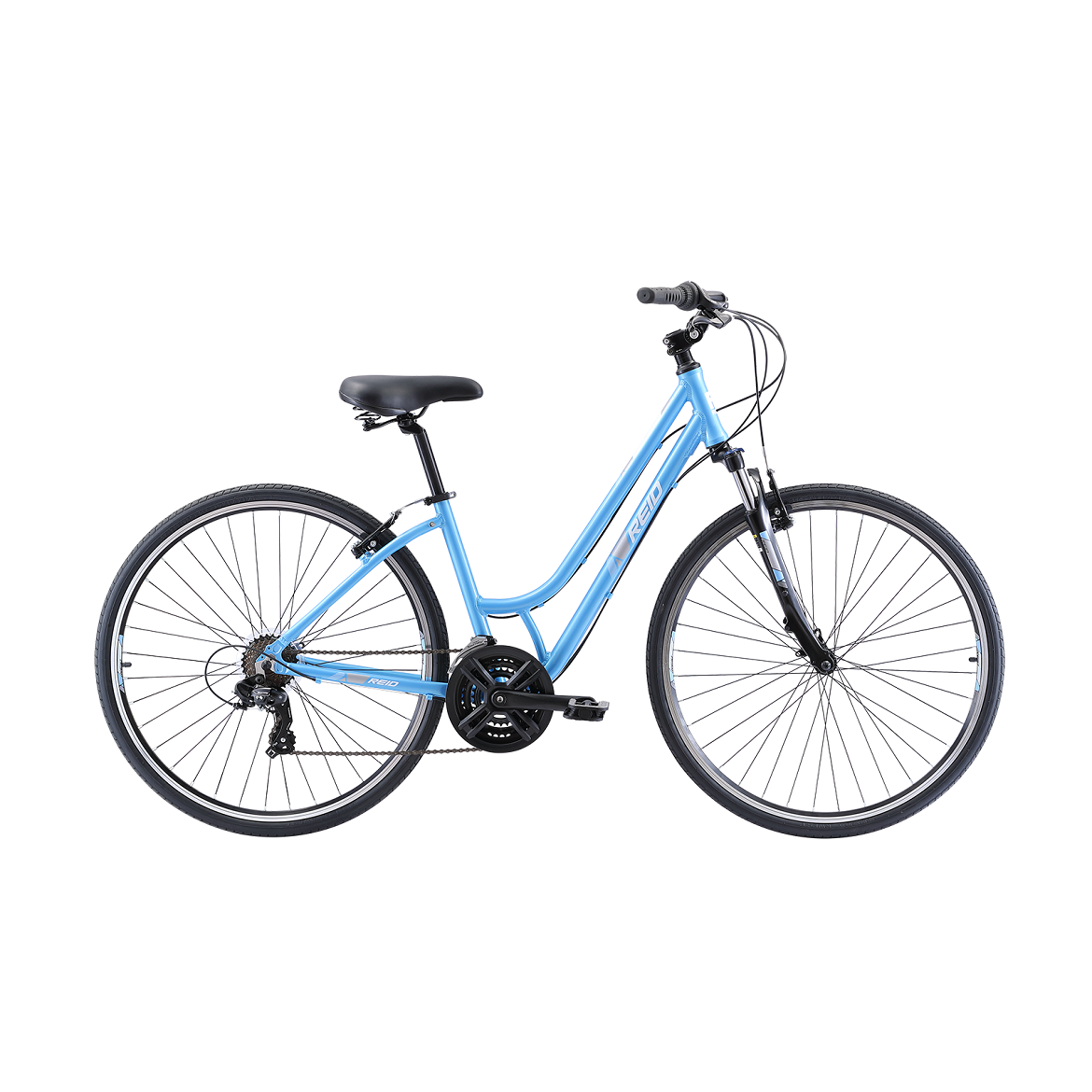 Reid Comfort Step-Thru Cruiser Bike Light Blue