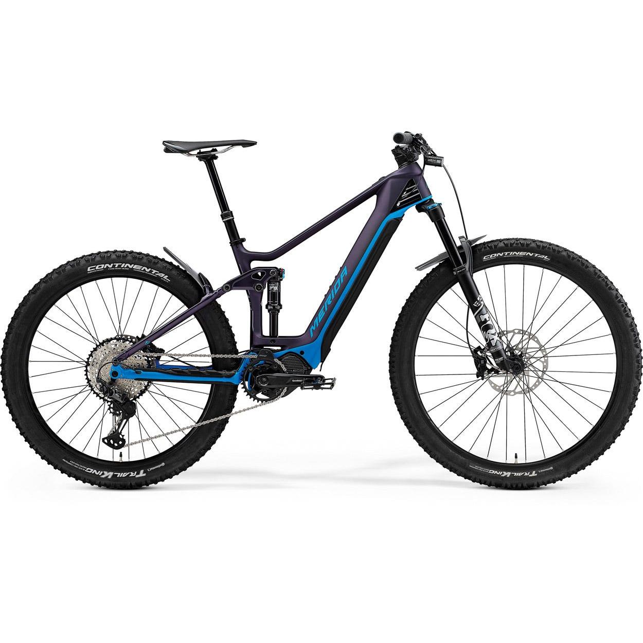 Merida eOne Forty 8000 Electric Mountain Bike Silk Purple/Blue