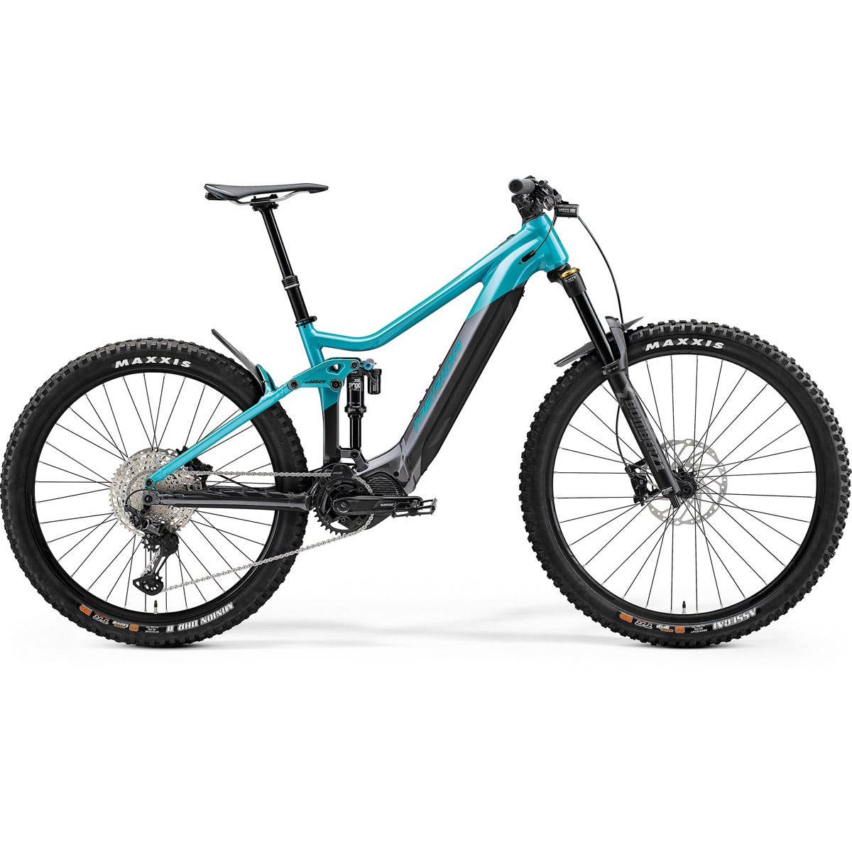 merida e bike mountainbike Merida eOne-Sixty 700 Electric Mountain Bike Metallic Teal/Dark Silver – 99 Bikes
