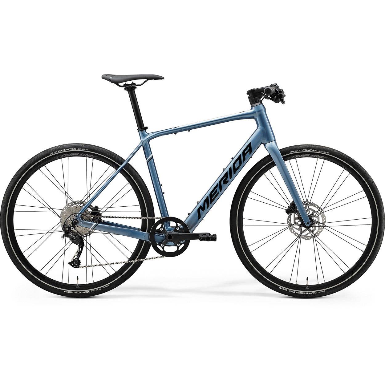 Merida eSpeeder 200 Electric Flat Bar Road Bike Steel Blue – 99 Bikes
