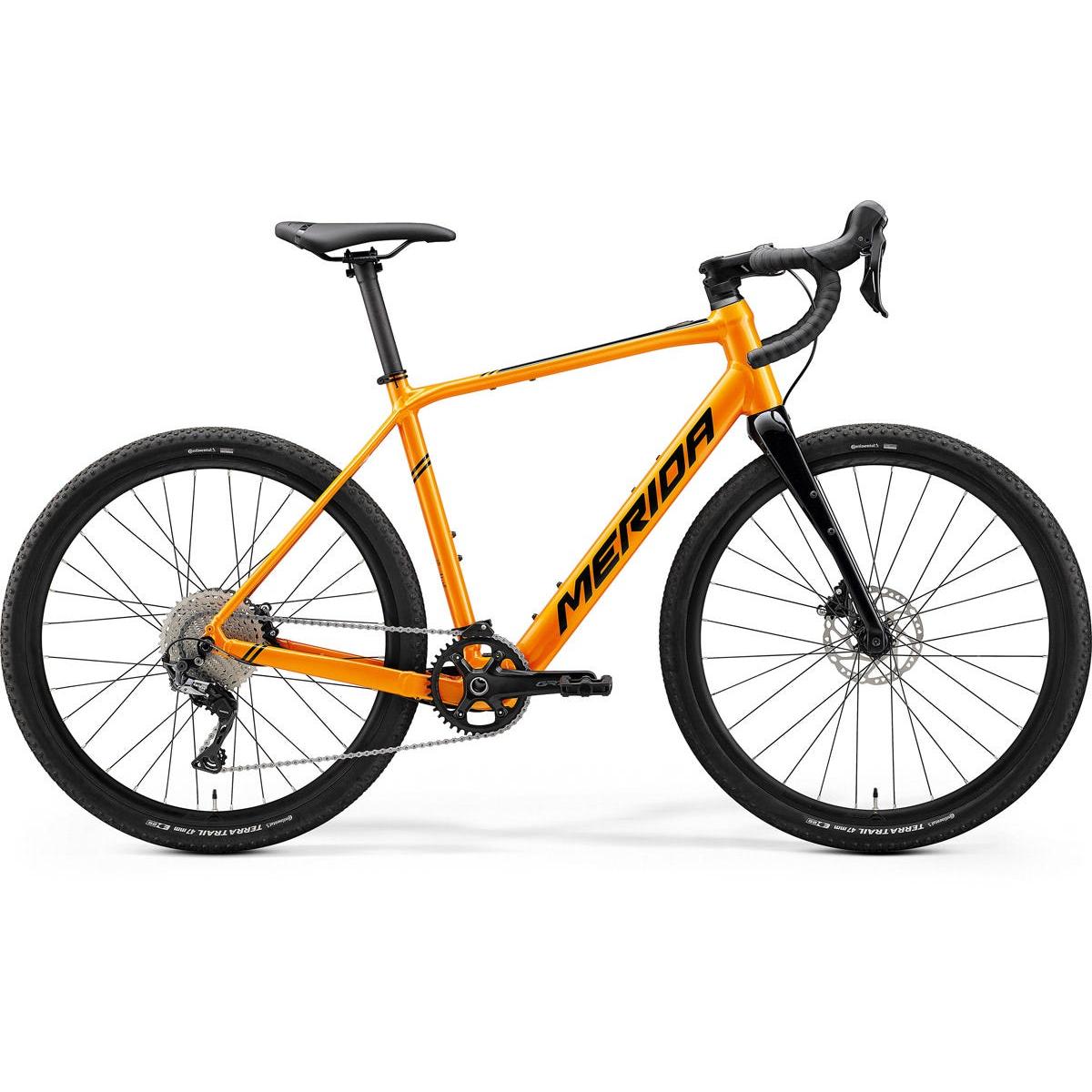 Merida eSilex+ 600 Electric Gravel Bike Orange/Black – 99 Bikes