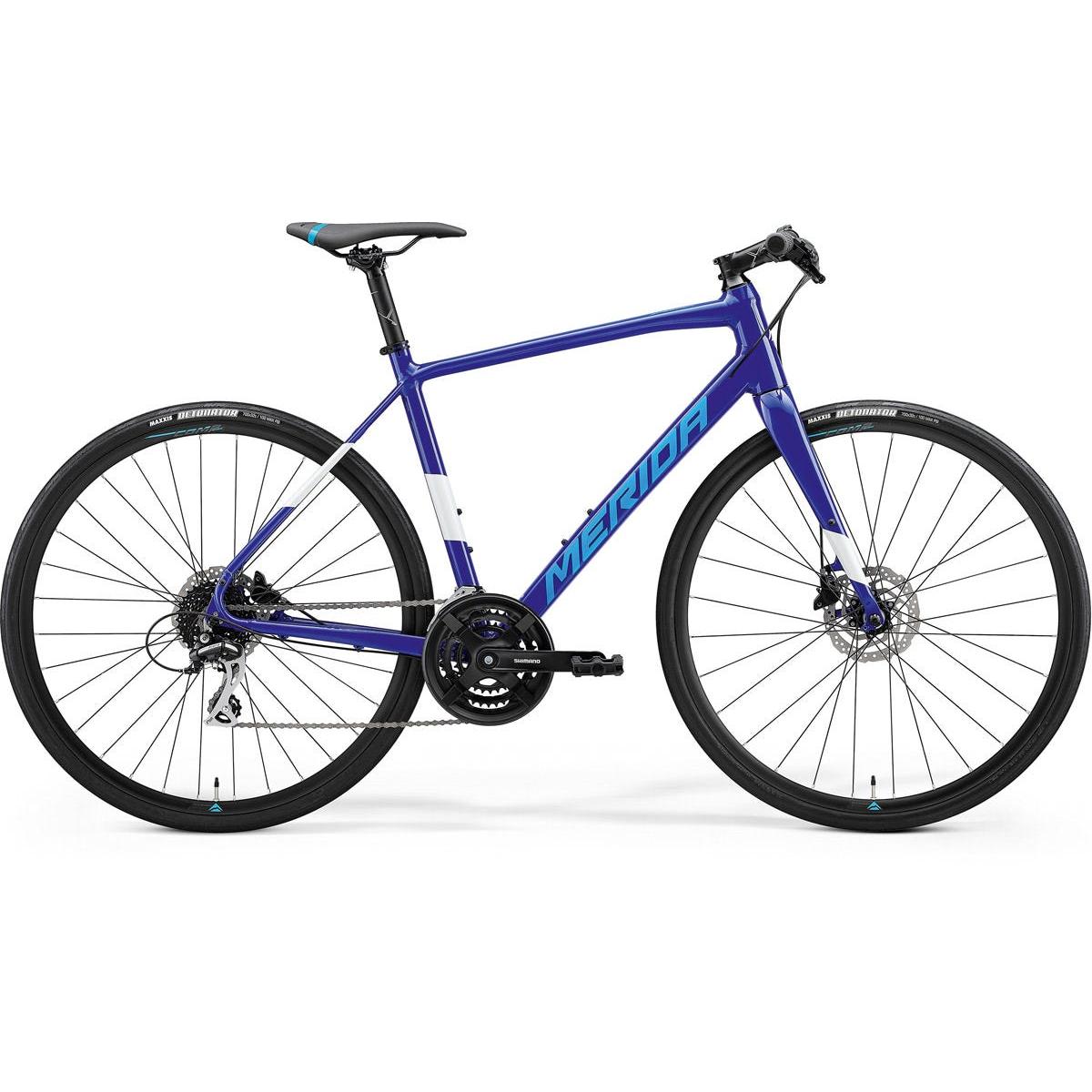 Merida Speeder 100 Flat Bar Road Bike Dark Blue/White – 99 Bikes