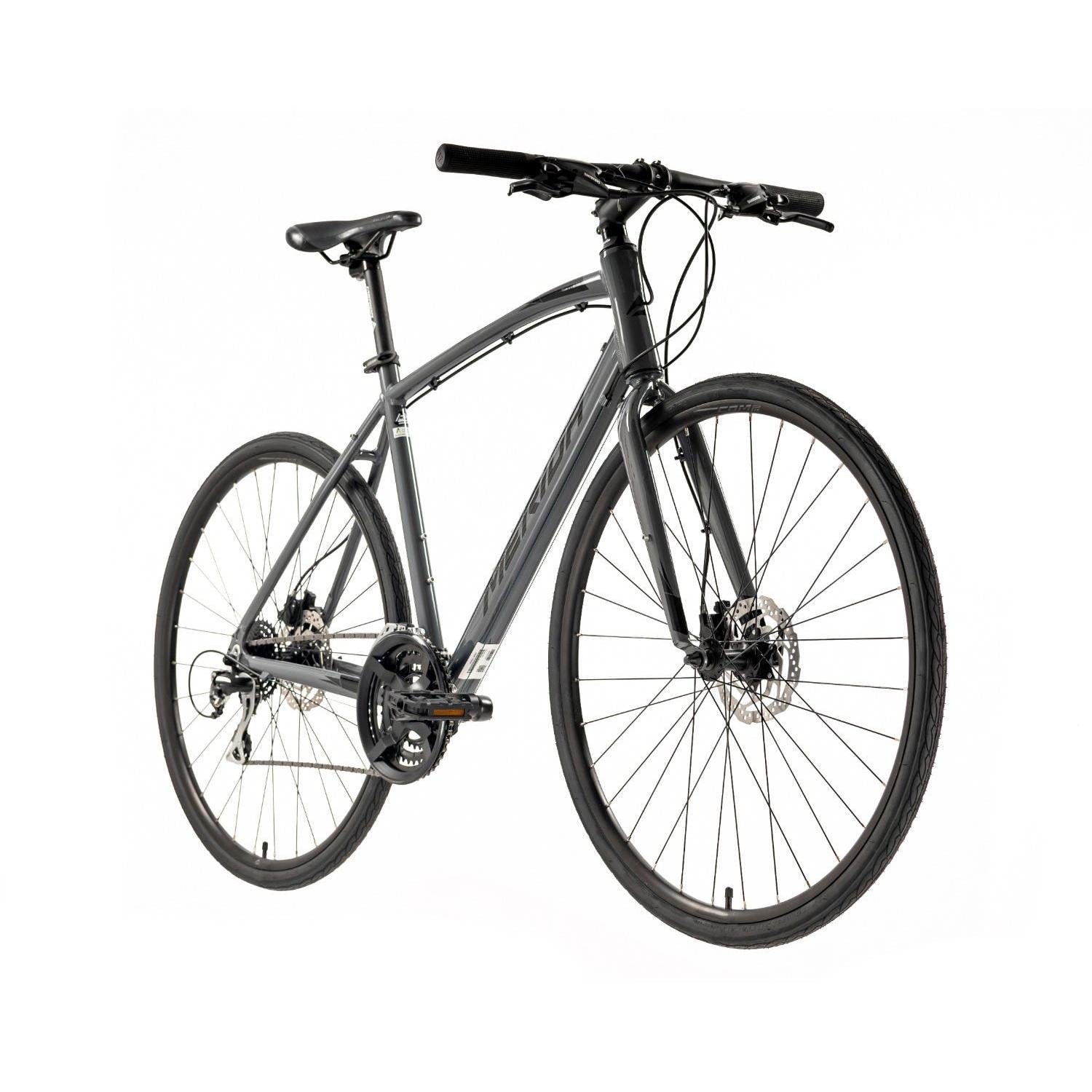 Merida Speeder 20 Flat Bar Road Bike Anthracite Black