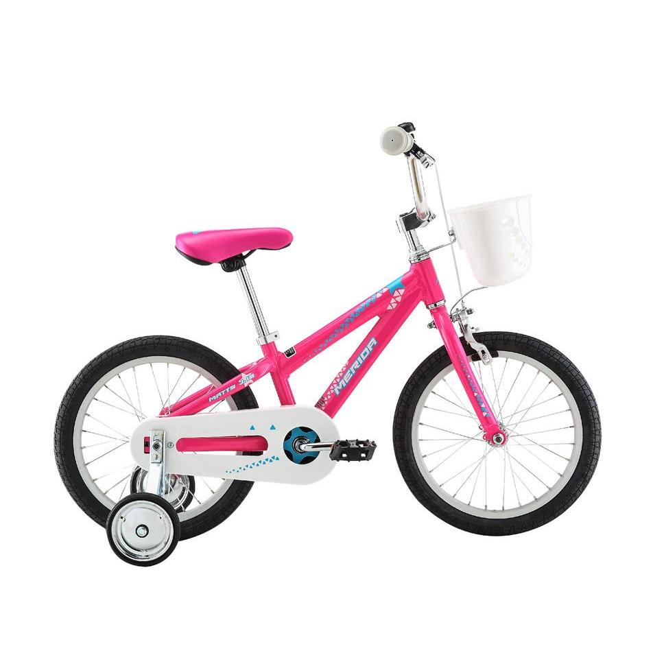 Merida Matts J16 - 16'' Kids Bike Pink/Blue/White – 99 Bikes