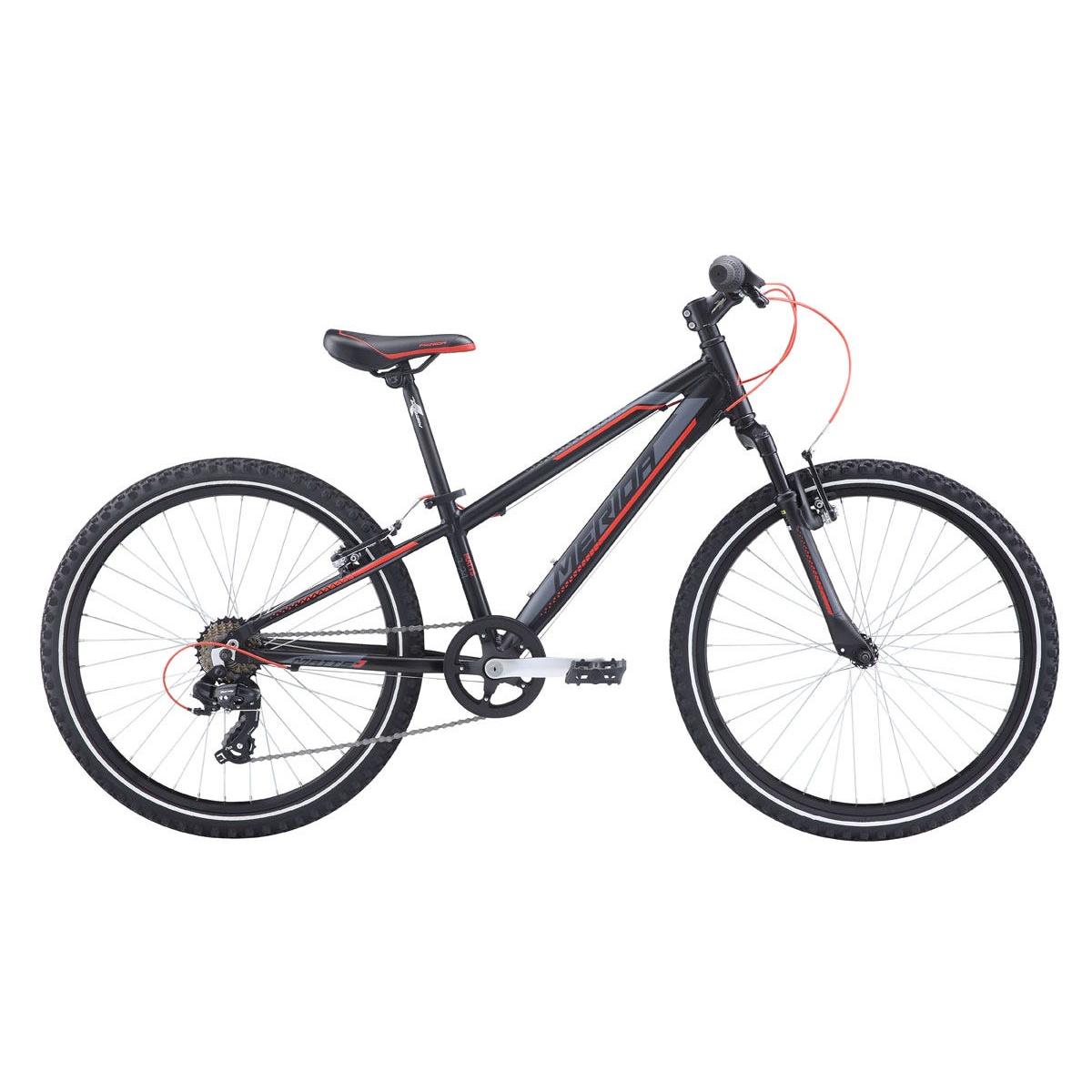 Merida Matts J24 Kids Bike Black Grey/Red