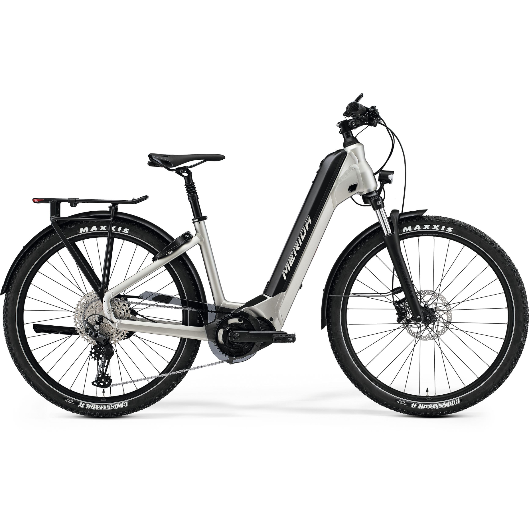 Merida eSpresso CC 600 EQ Electric Hybrid Bike Silk Titan/Black