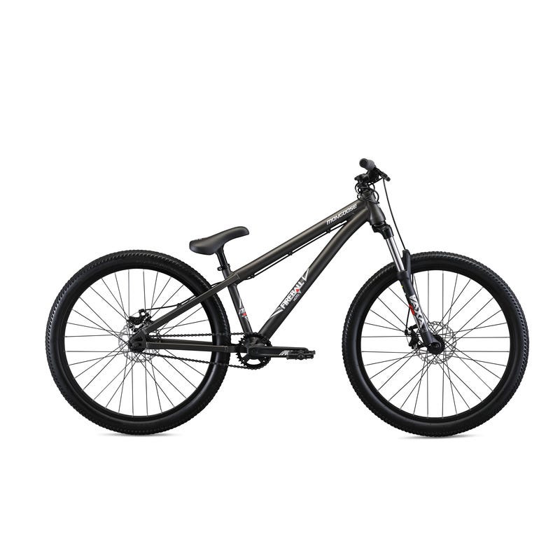 Mongoose Fireball Moto 26 Dirt Jumper Bike Grey – 99 Bikes
