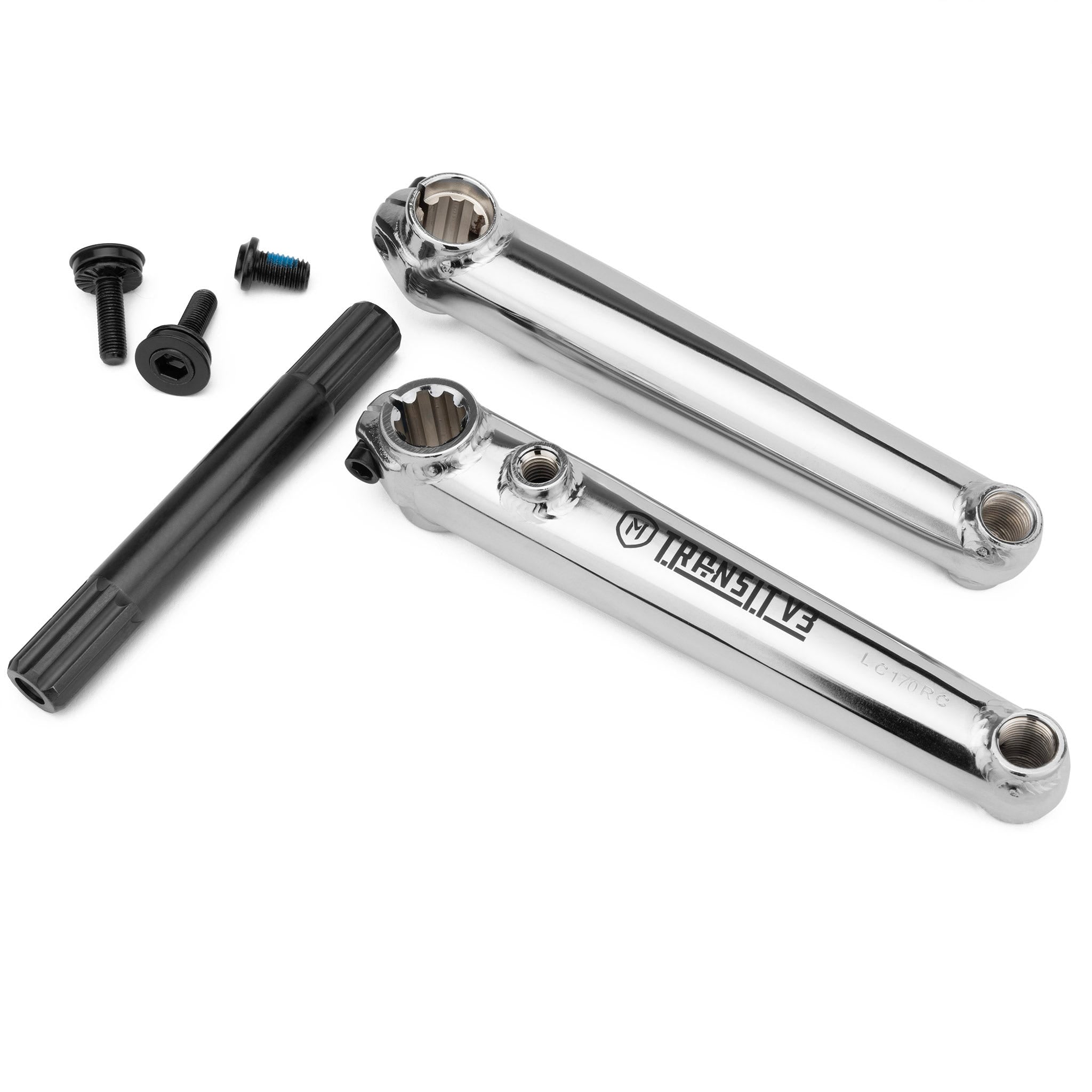 Mission Transit V3 BMX Crankset 170mm Chrome