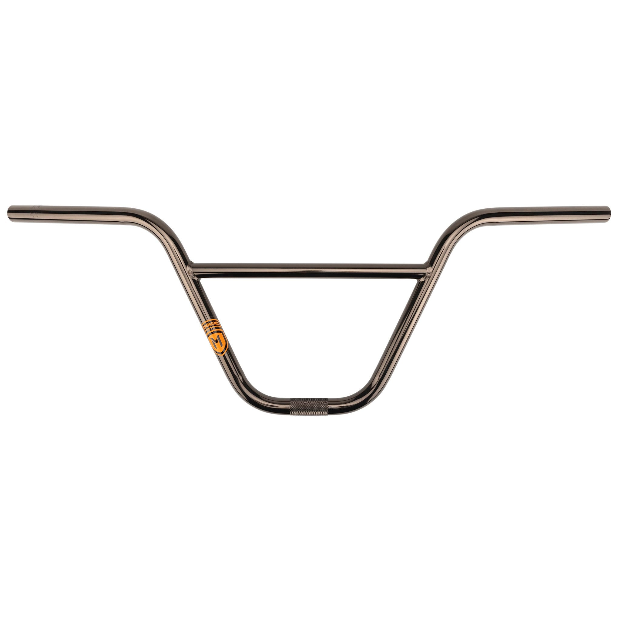 Mission Command BMX Handlebars x 9'' Rise Black/Chrome – 99
