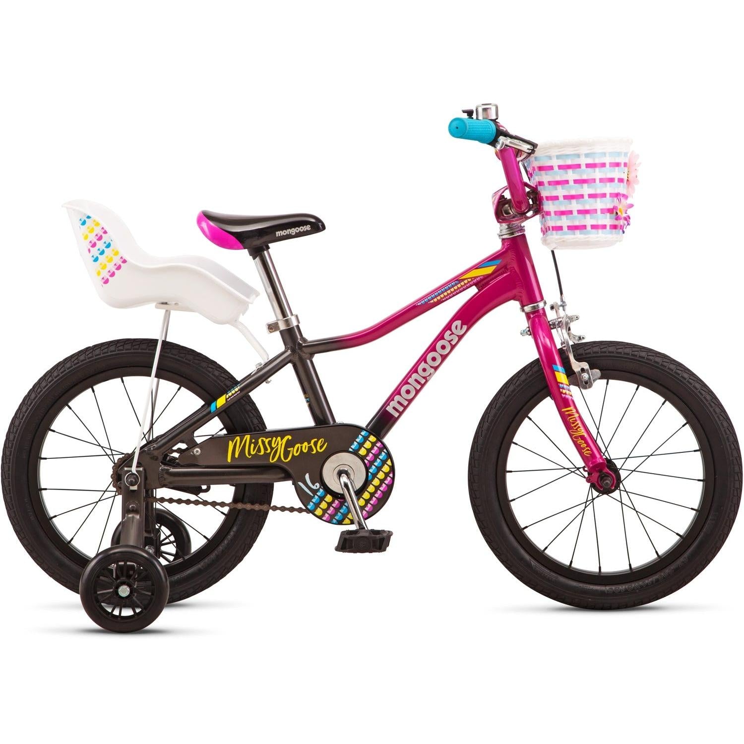 Mongoose MissyGoose 16'' Kids Bike Grey/Purple