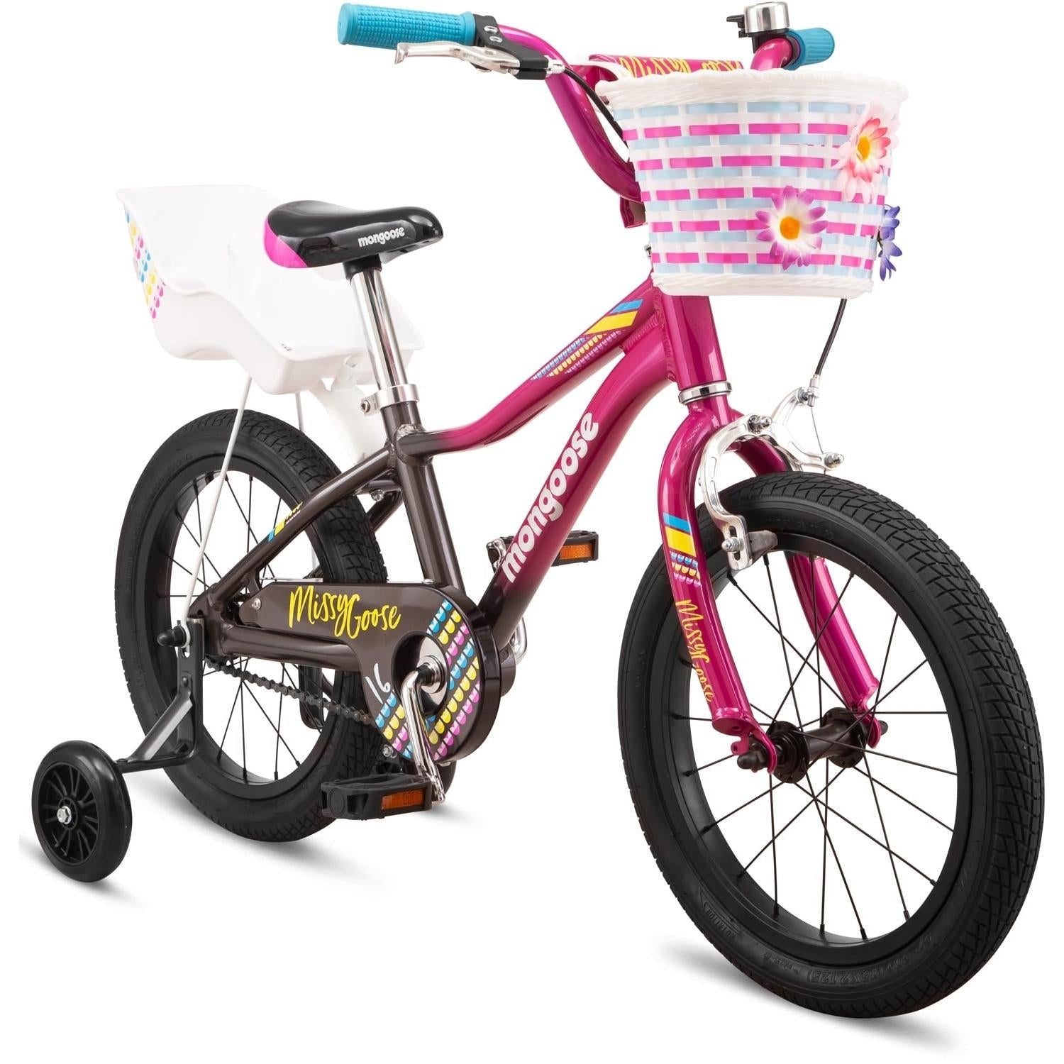 Mongoose MissyGoose 16'' Kids Bike Grey/Purple
