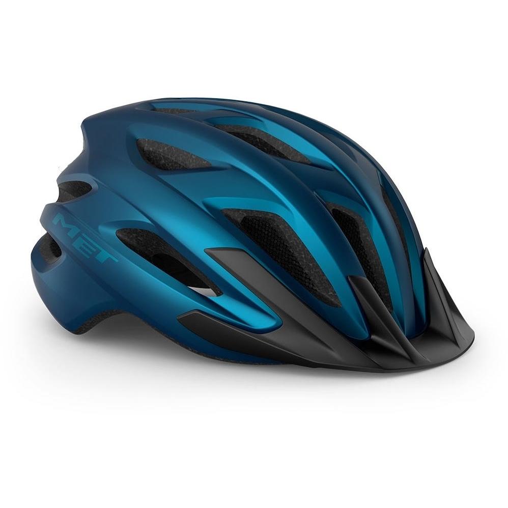 Met Crossover Helmet Metallic Blue UNI