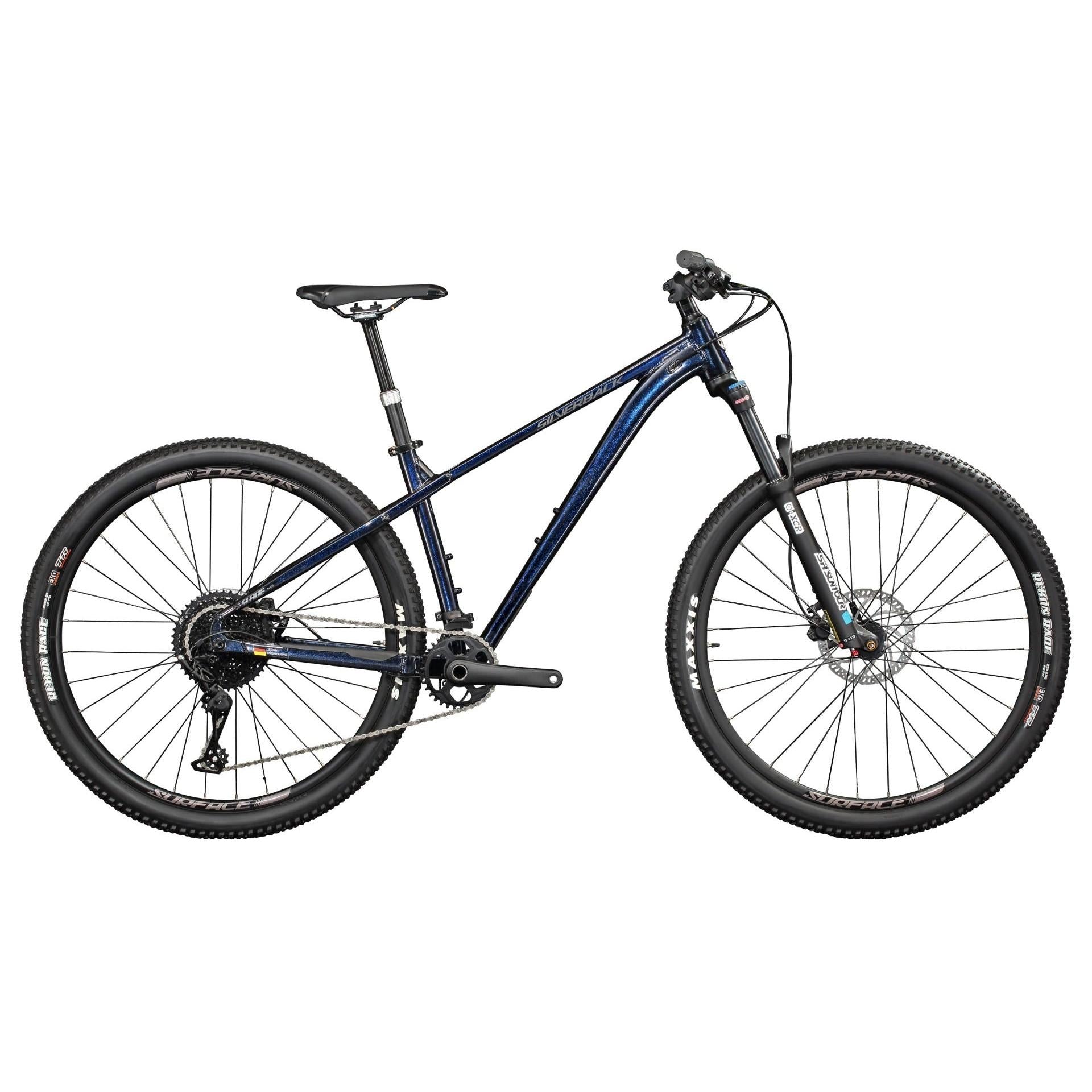 Silverback Slade MS Hard Tail Mountain Bike Dark Blue/Sliver