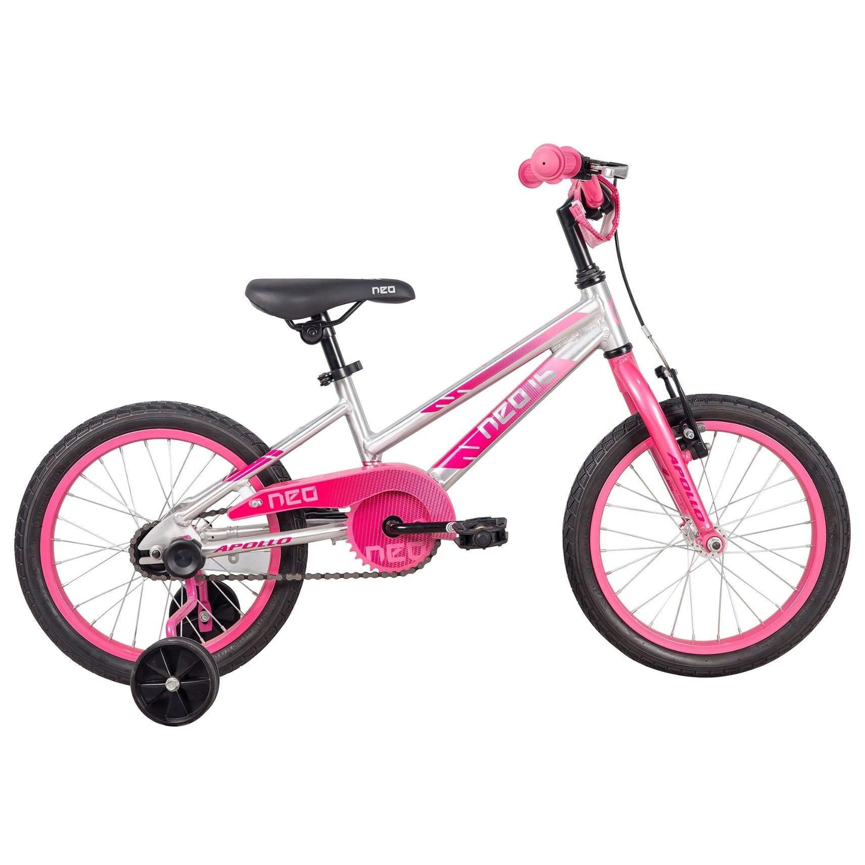 Neo+ Kids Bike 16'' Brushed Alloy Pink/Dark Pink Fade – 99 Bikes