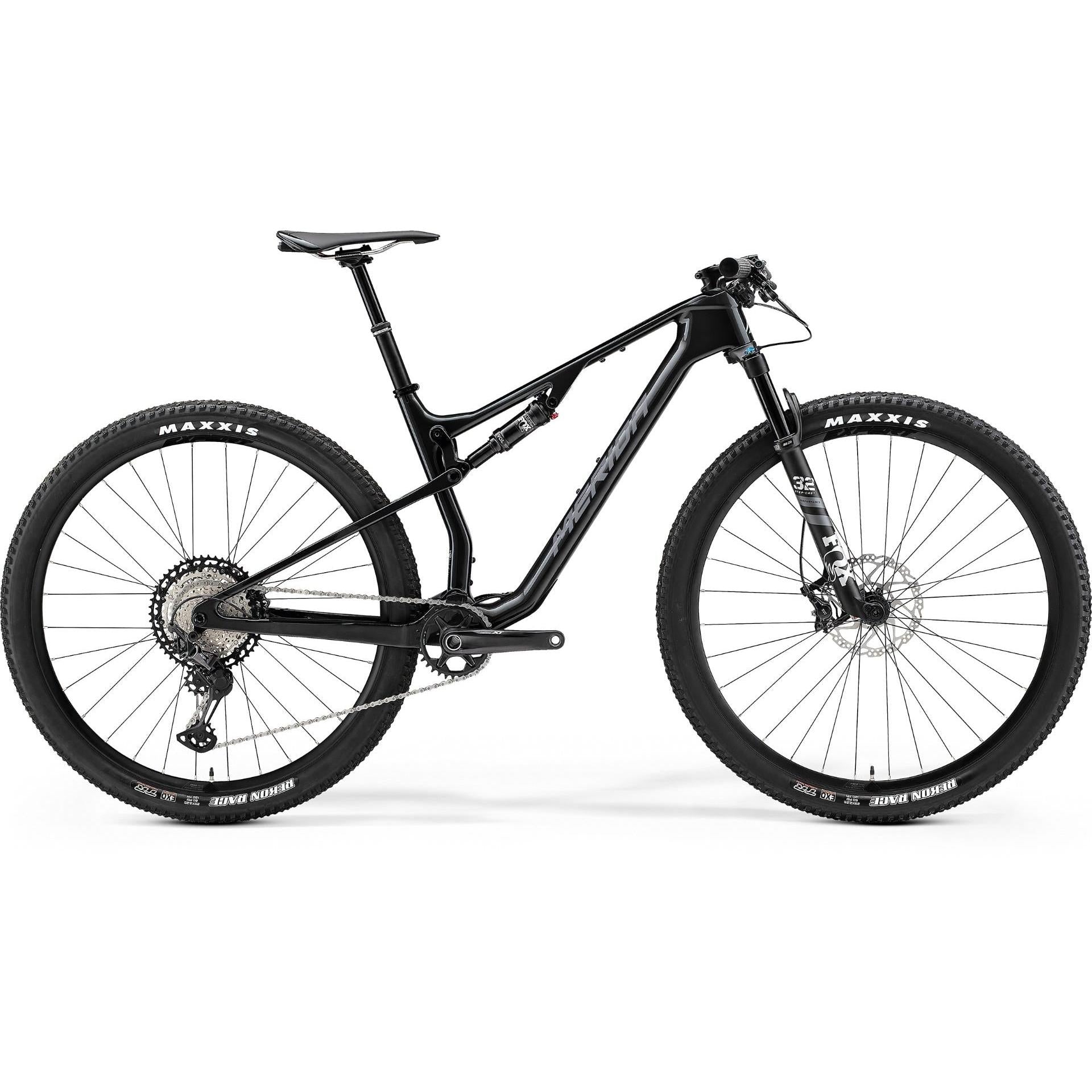 Merida Ninety-Six RC XT Dual Suspension Mountain Bike Silver/Black 