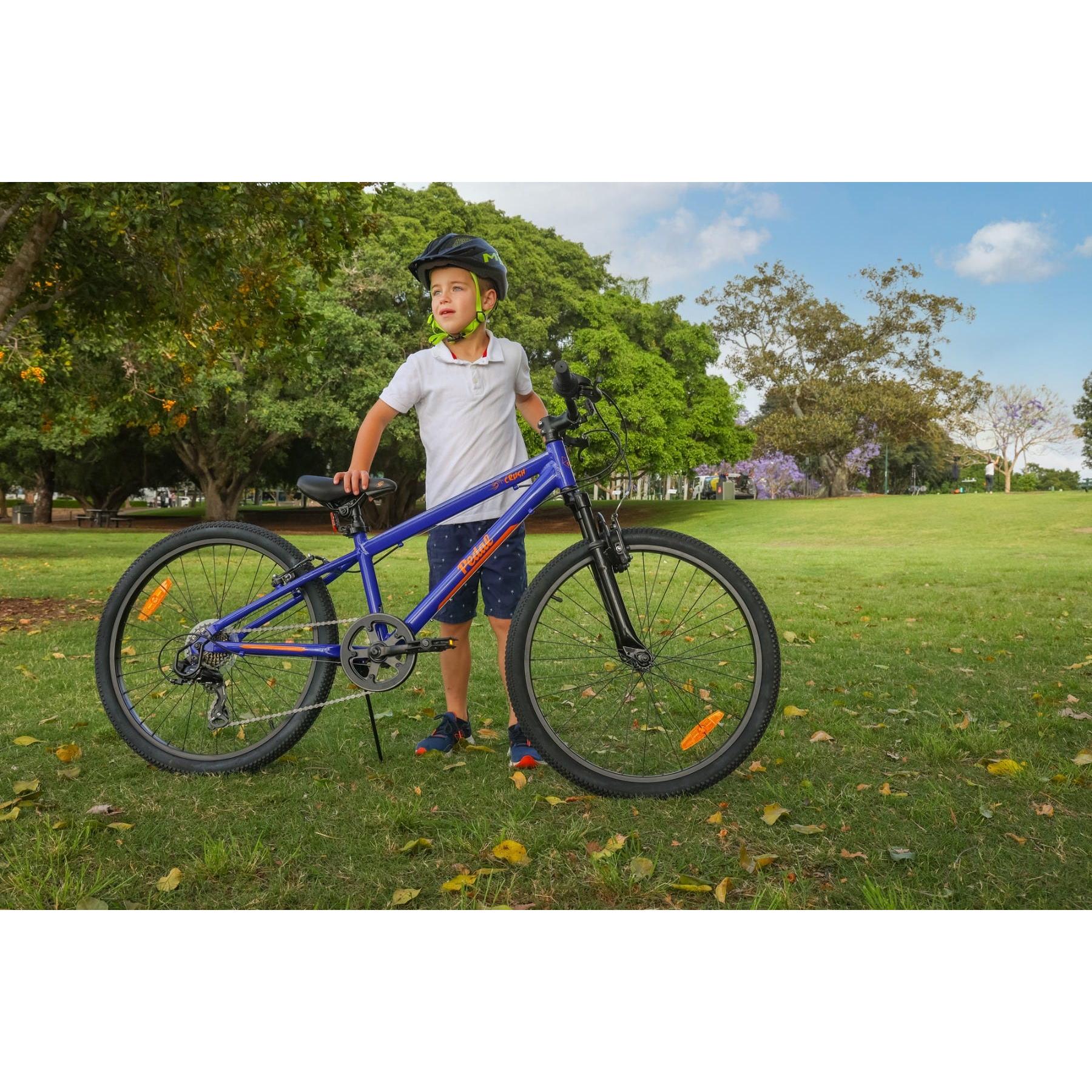 Pedal Crush Kids Bike Blue/Orange