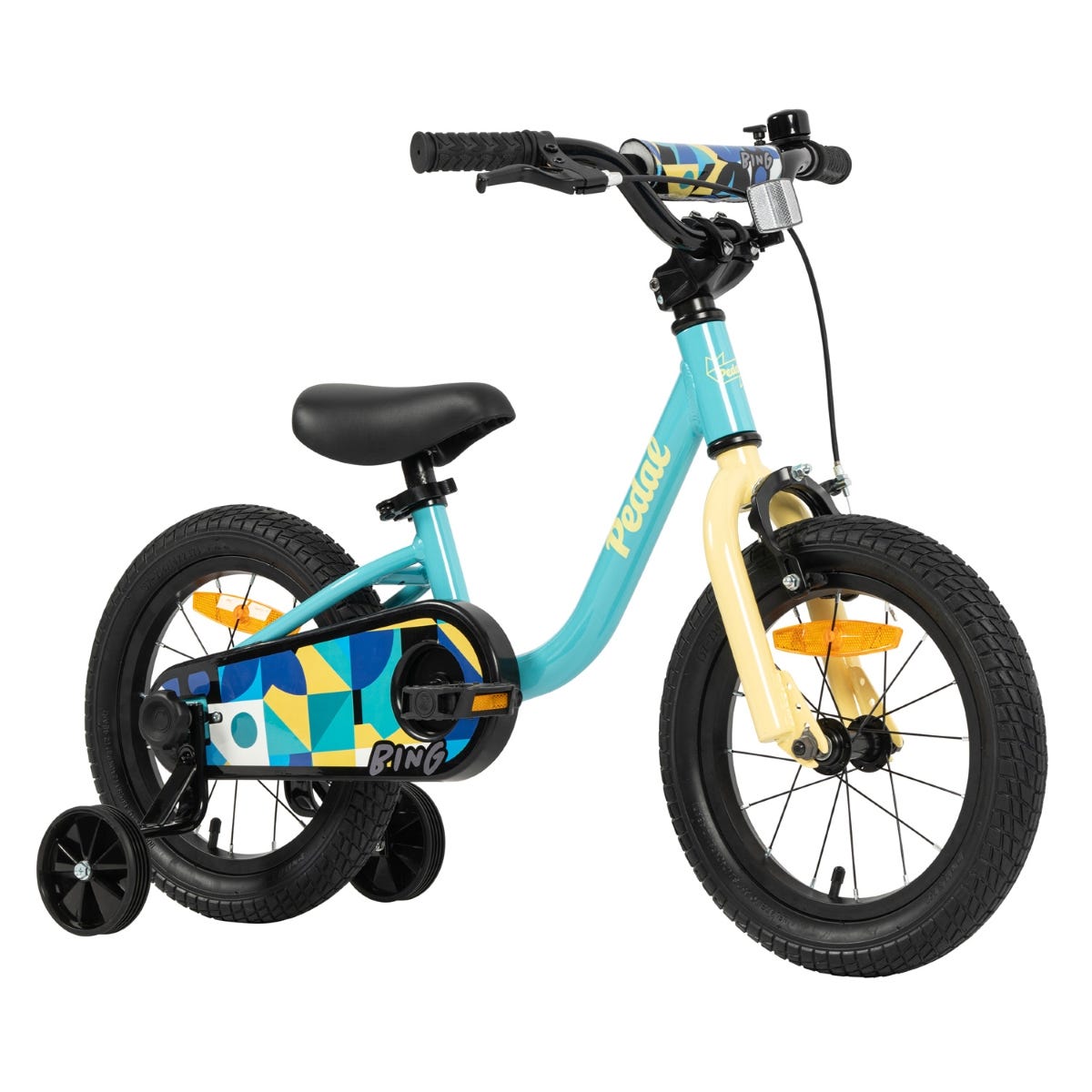 Pedal Bing 14'' Kids Bike Blue/Yellow