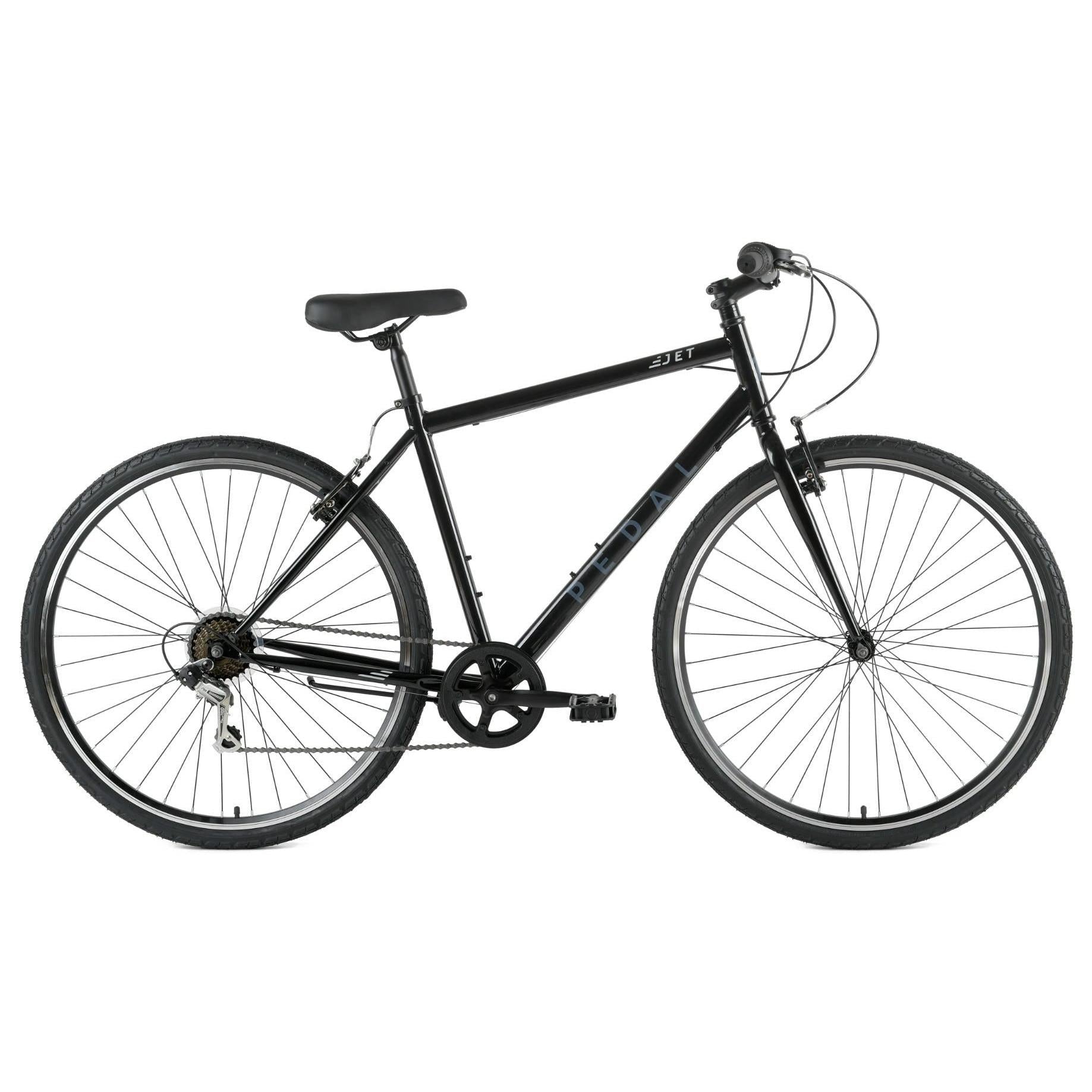 Pedal Jet Flat Bar Road Bike Black – 99 Bikes