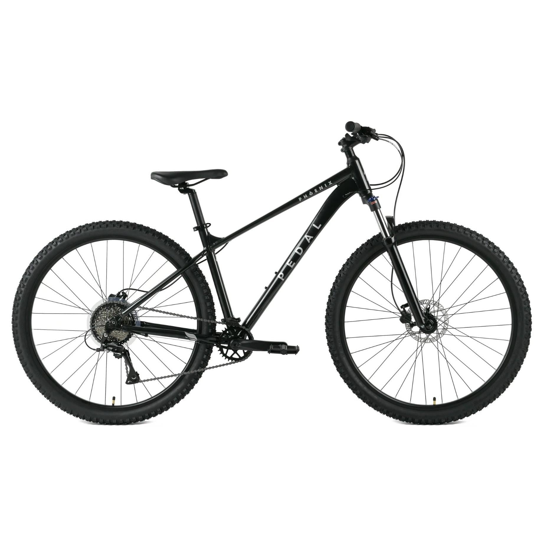 Pedal Phoenix Hardtail Mountain Bike Graphite – 99 Bikes