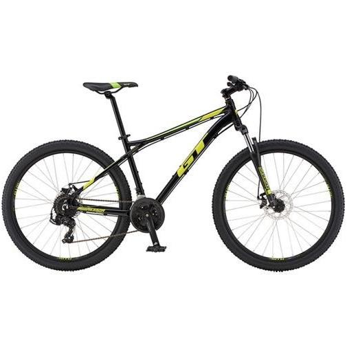 gt mountainbike 27 5 GT Aggressor Sport Mountain Bike 27.5 Inch Black Yellow (2019) – 99 Bikes