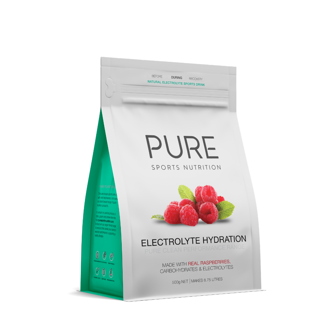 PURE Raspberry Electrolyte Hydration Powder 500g