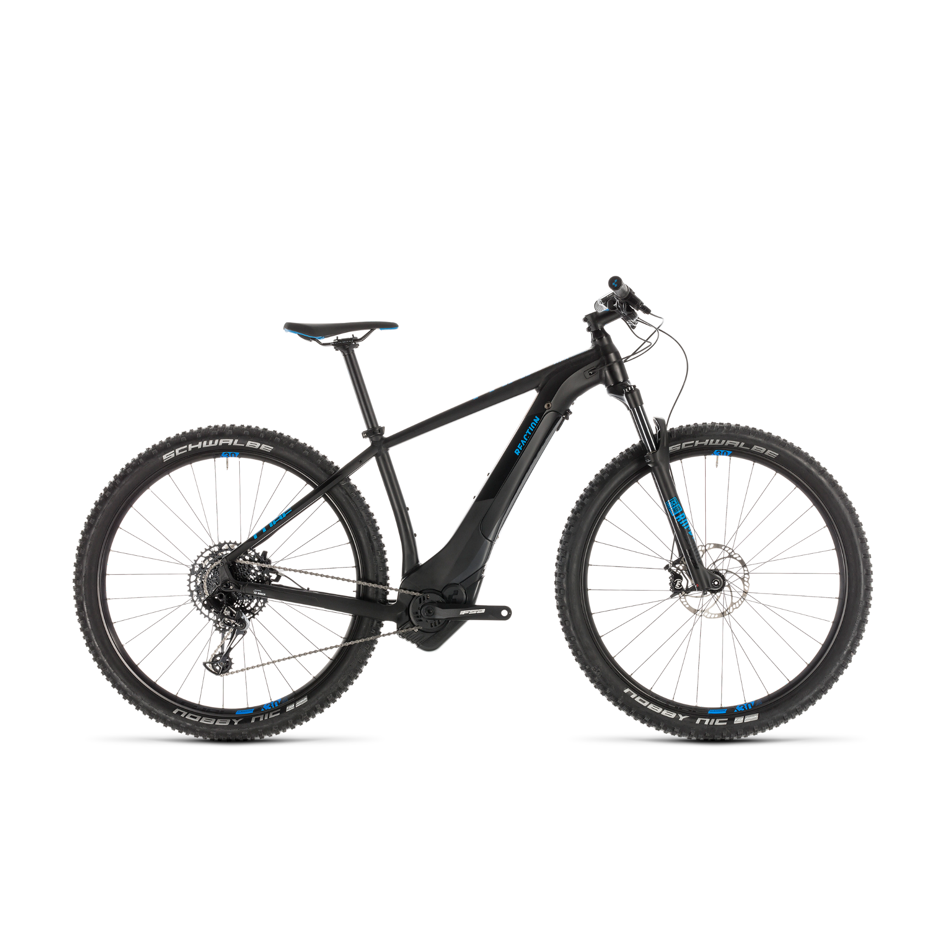 cube bikes 2019 e bike Cube Reaction Hybrid Eagle 500 Electric Mountain Bike Black/Blue (2019 – 99 Bikes