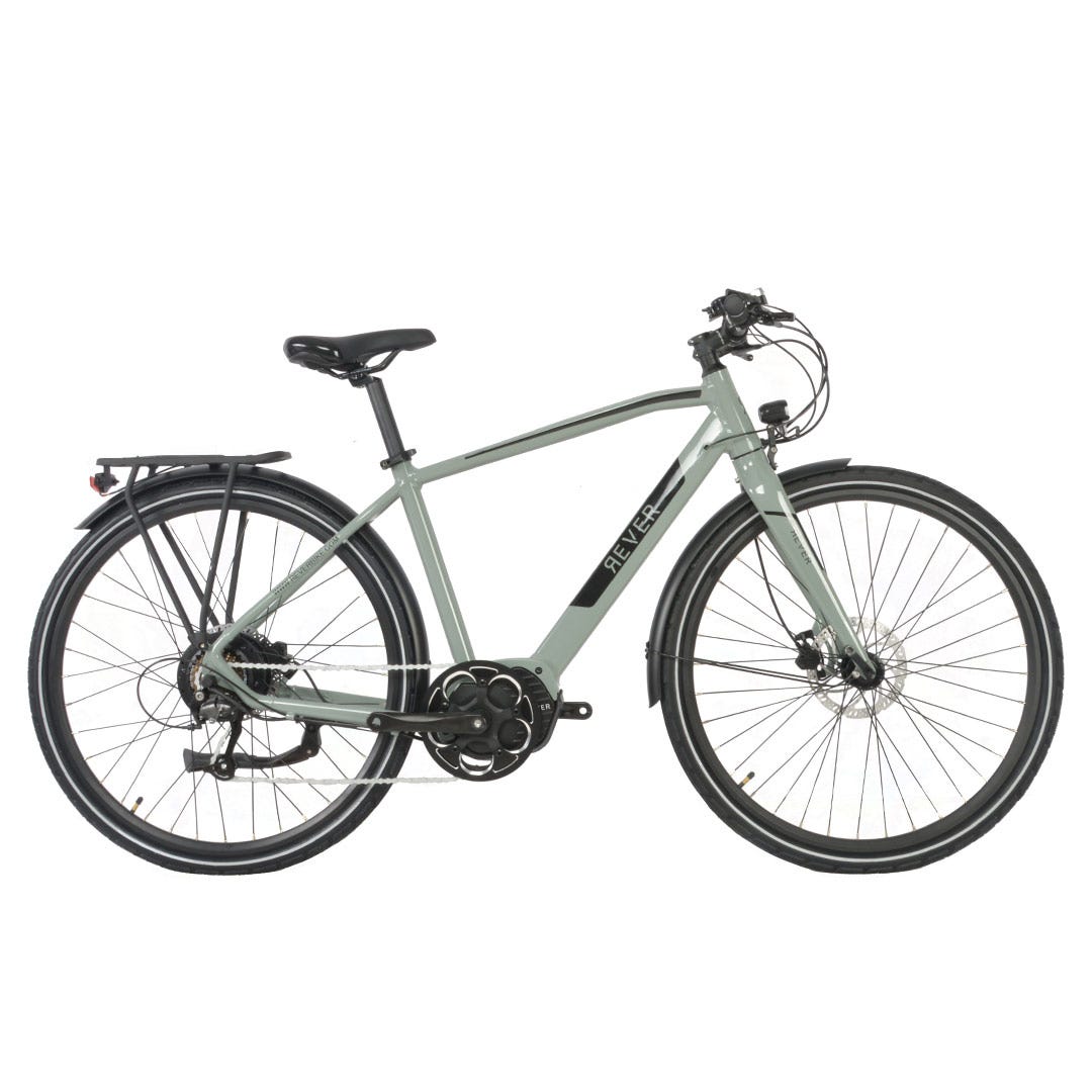 amalfi electric bicycle Rever Urban Amalfi Electric Hbrid Bike Grey