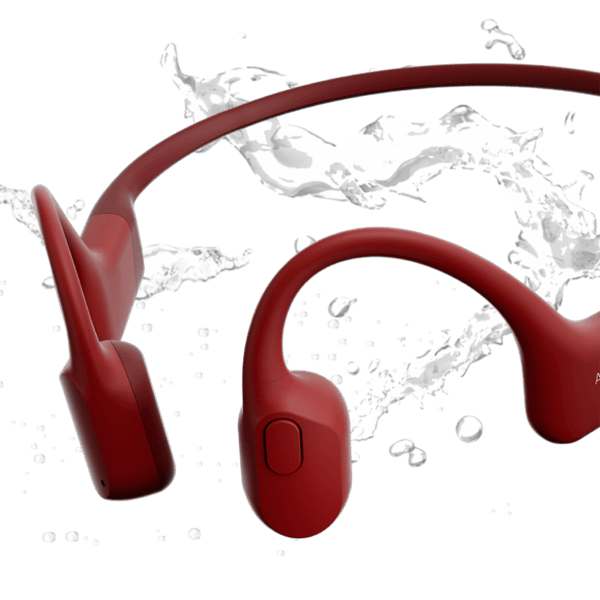 Shokz OpenRun Wireless Headphones Red