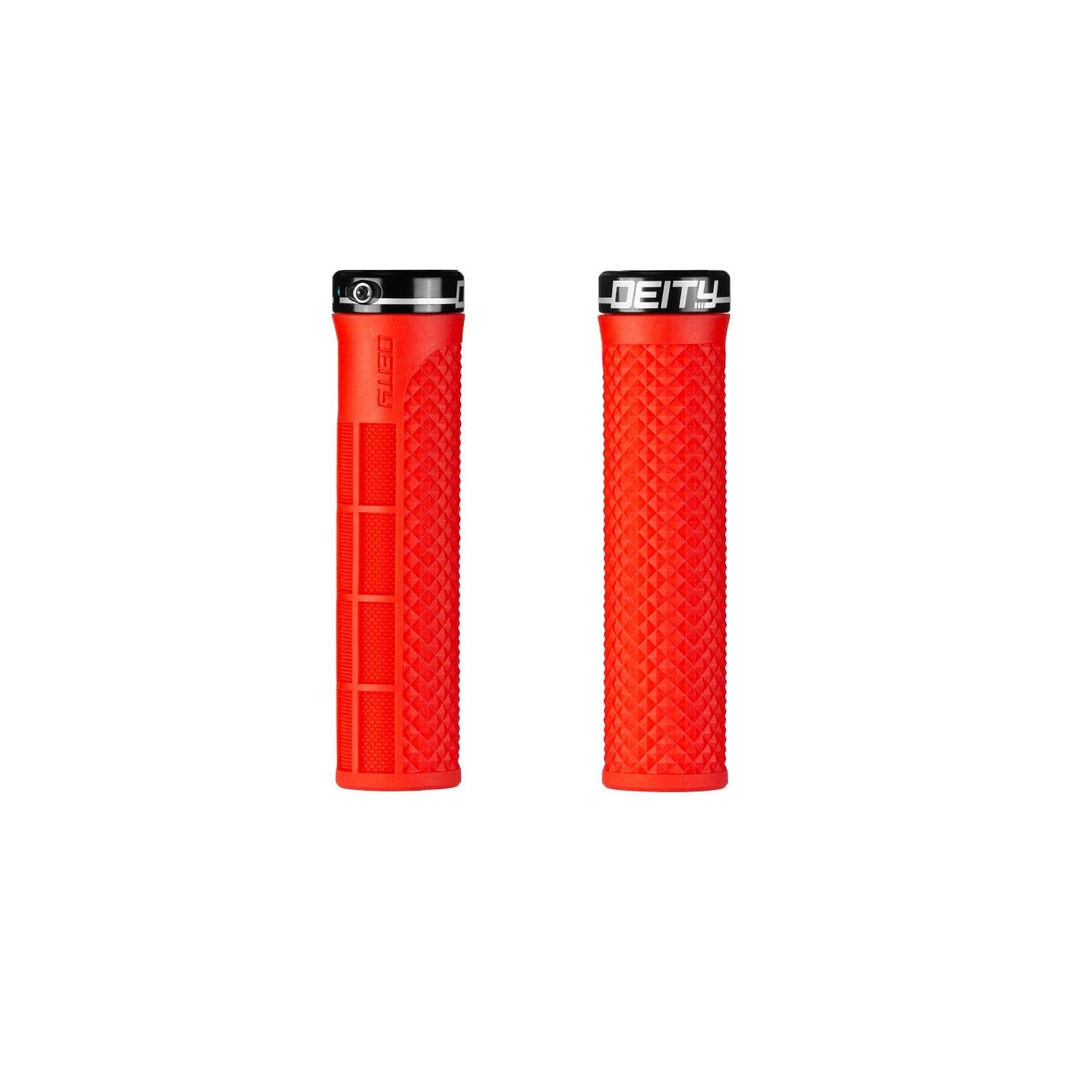 Deity Lockjaw Grips Red