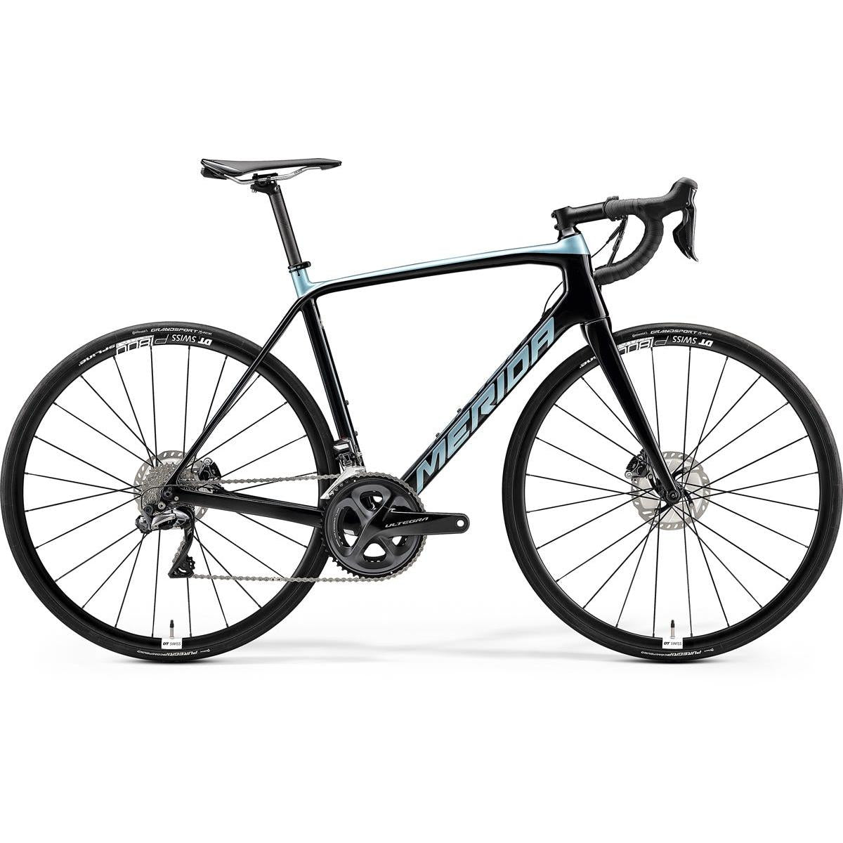 Merida Scultura Disc 7000 E Road Bike Transparent Blue/Silver