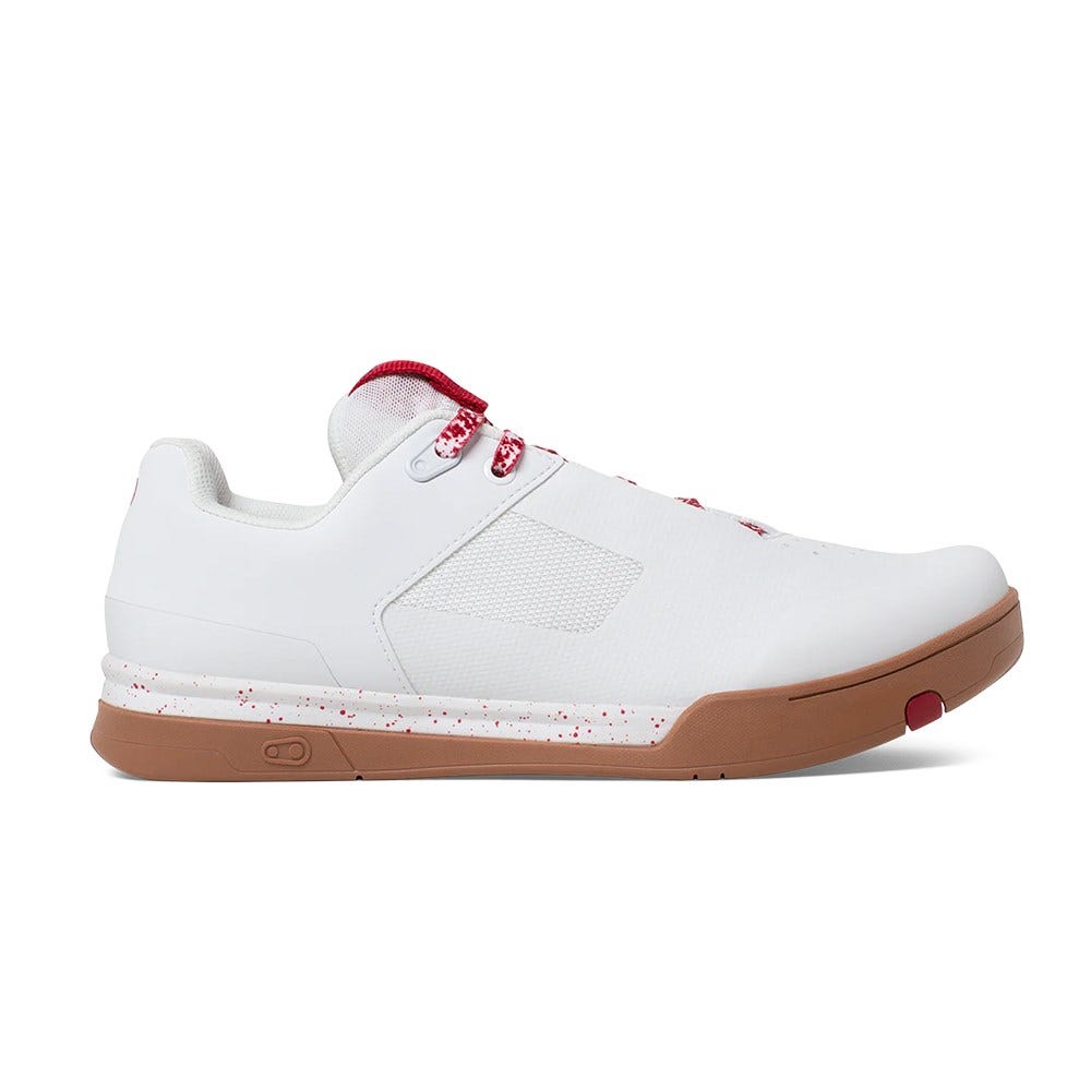 Crankbrothers Mallet Lace Clip-In MTB Shoes White/Red Splatter