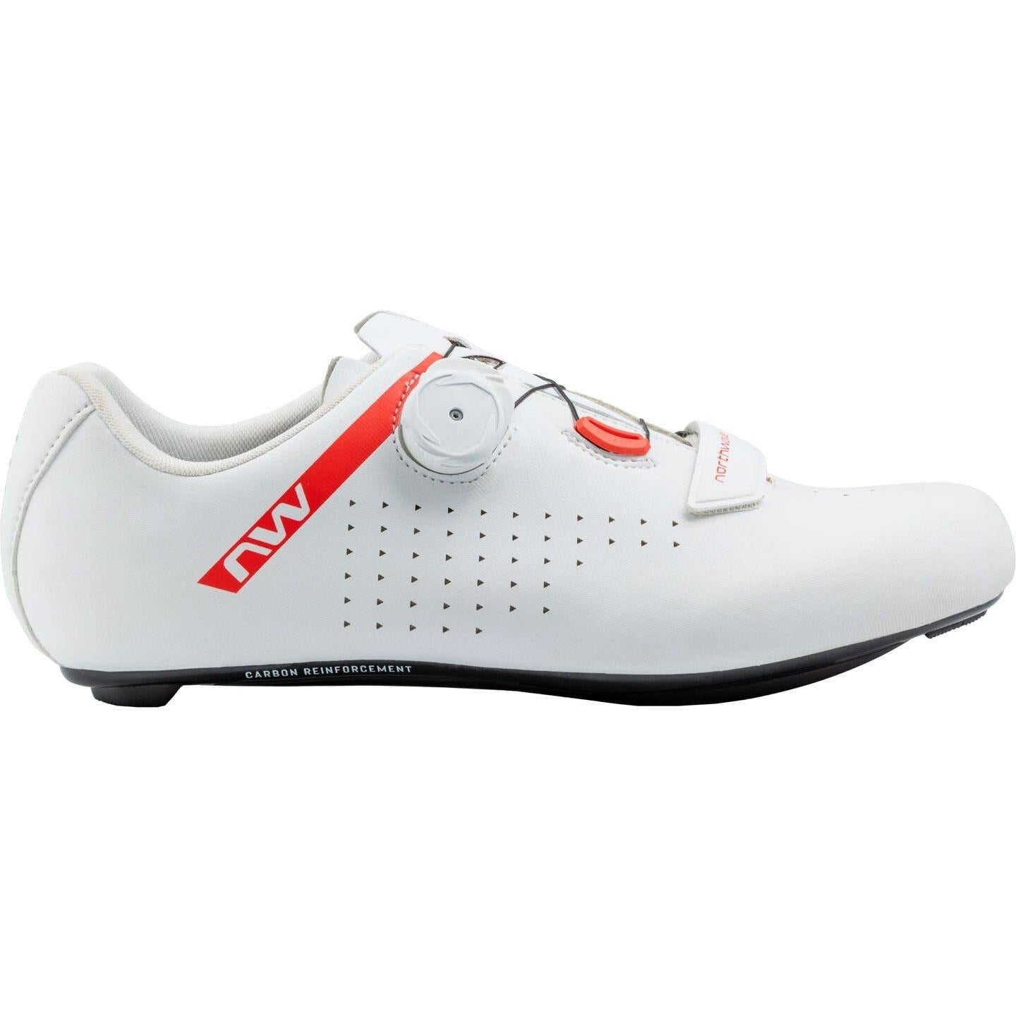 Northwave Core Plus 2 Road Shoes White/Red Fluoro – 99 Bikes