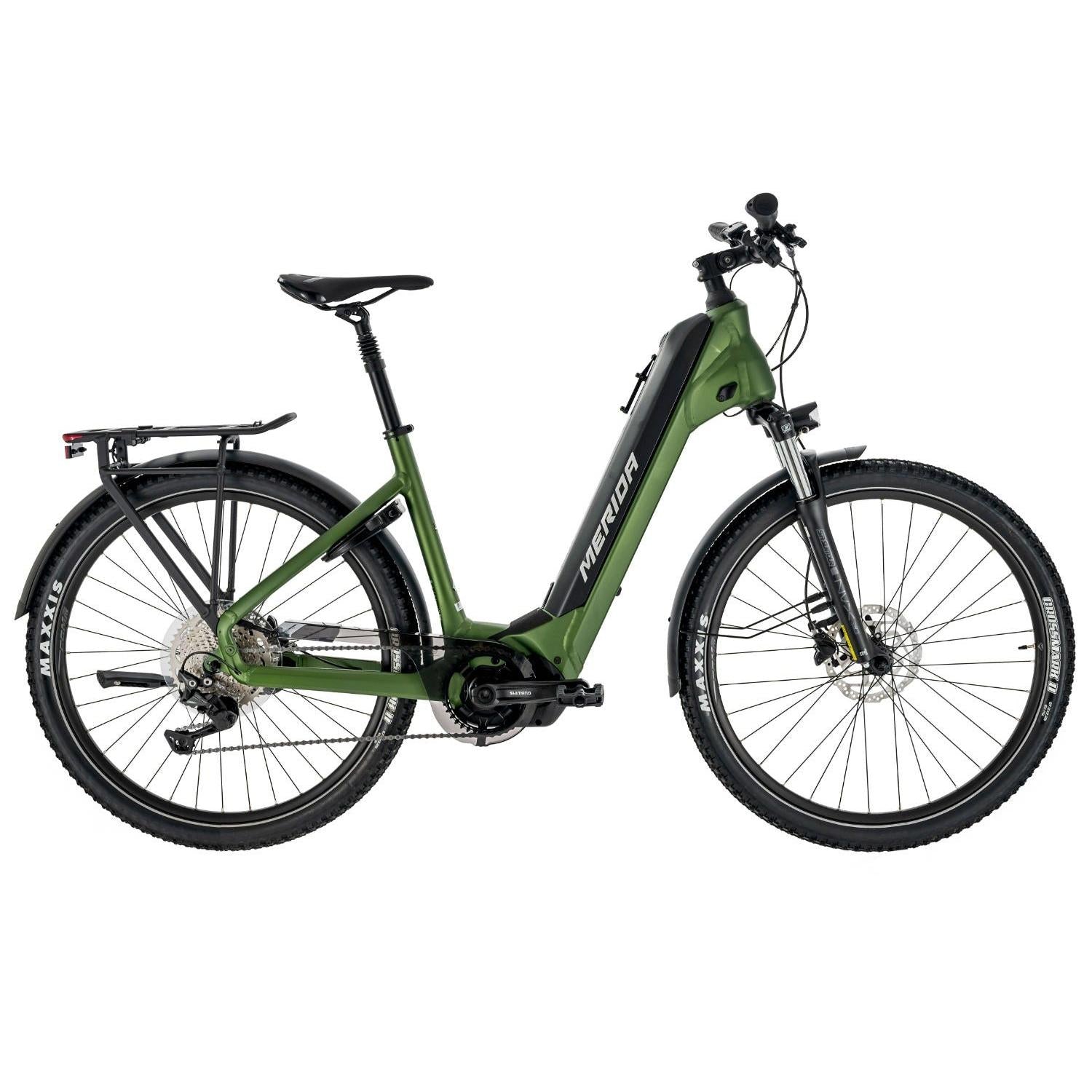 merida e bike trekking damen Merida eSpresso CC 400 EQ 630Wh Electric Hybrid Bike Matt Fog Green/Bl – 99  Bikes