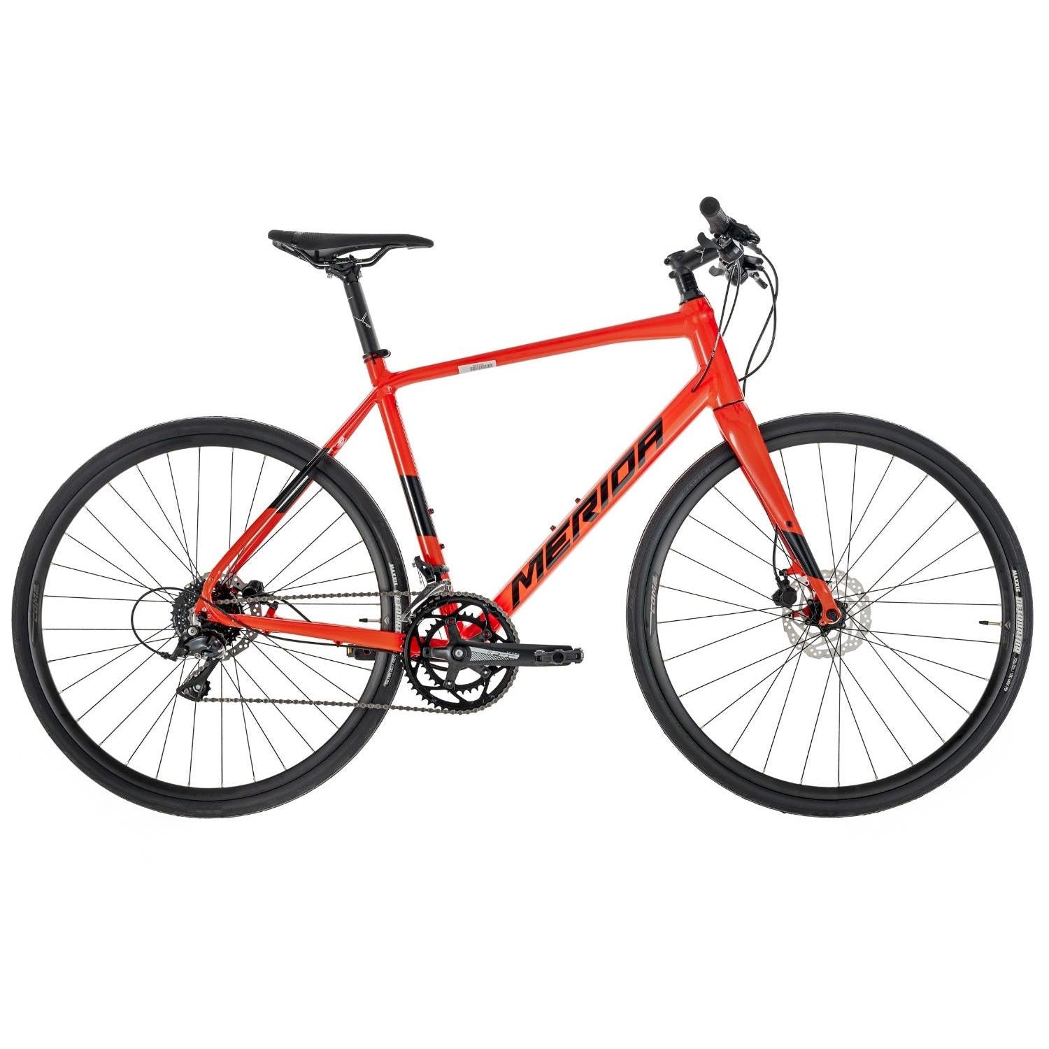 Merida Speeder 200 Flat Bar Road Bike Red – 99 Bikes