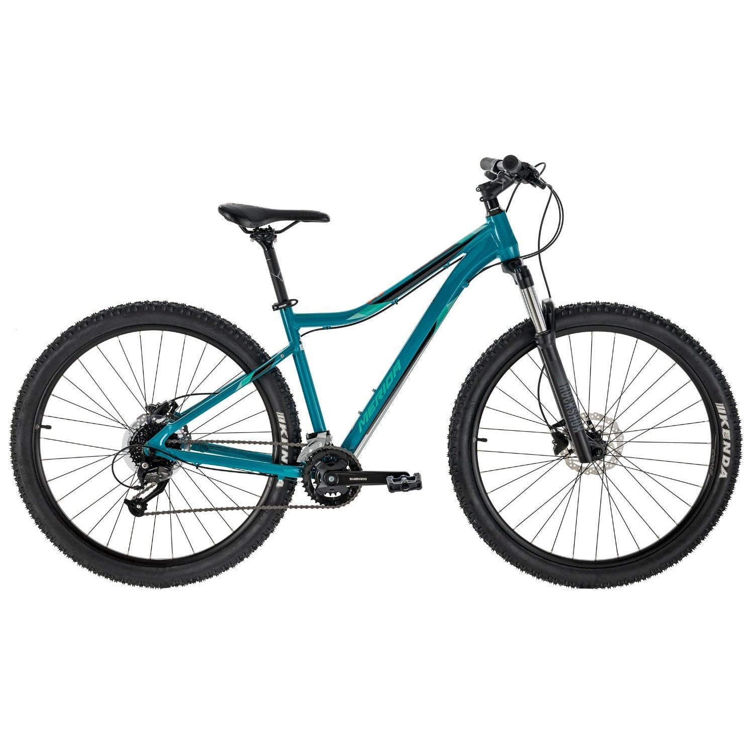 Merida Matts 7.60 Mountain Bike Glossy Teal/Silver-Green/Black