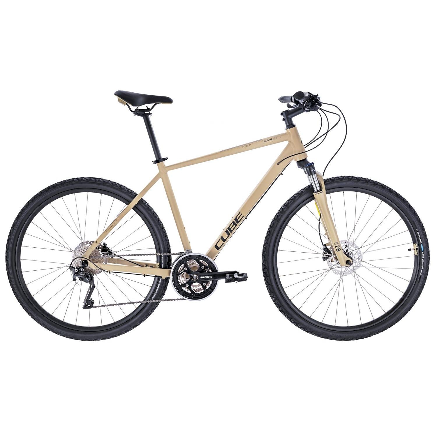 Cube Nature Pro Hybrid Bike Desert Black – 99 Bikes