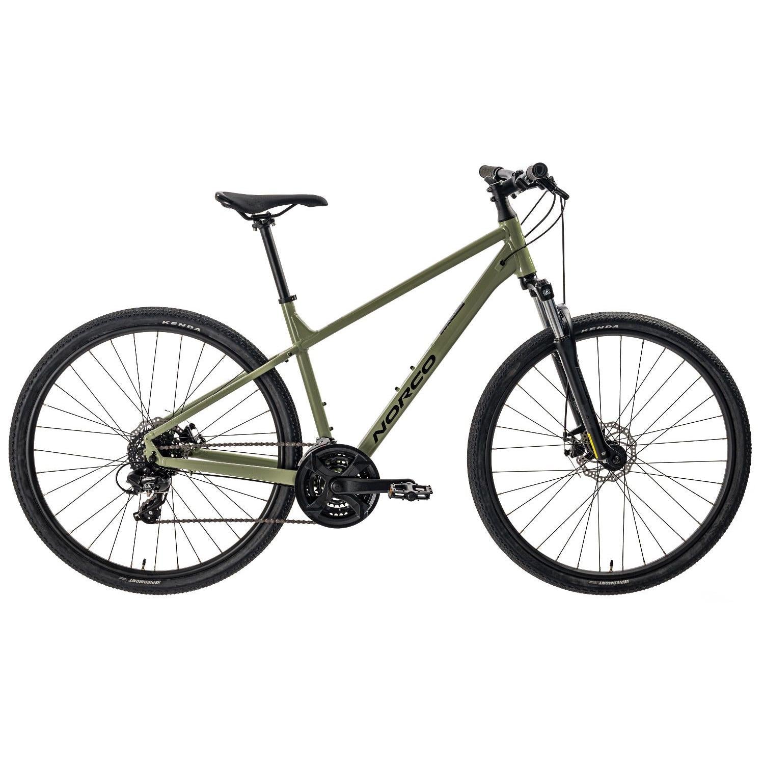 Norco XFR Hybrid Bike Green/Black – 99 Bikes