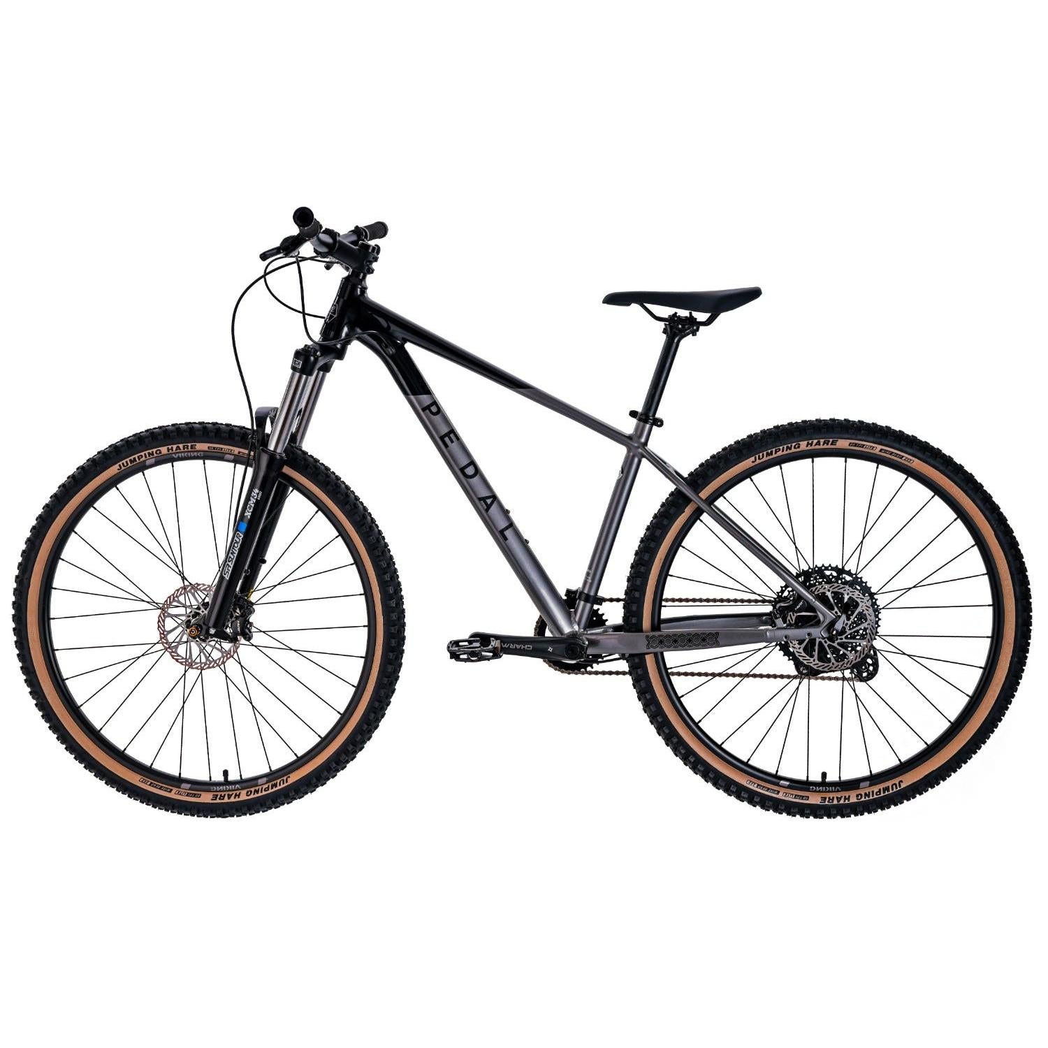 Pedal Viking Hardtail Mountain Bike Silver