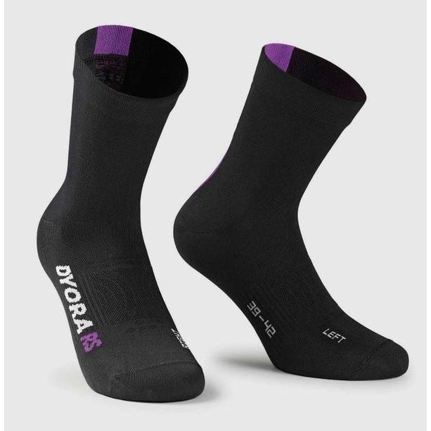 Assos Dyora RS Socks Black/Violet