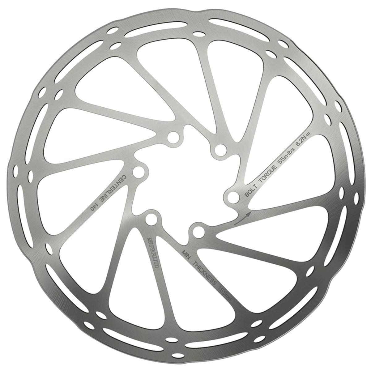 SRAM Centreline Rounded 6 Bolt Disc Rotor 140mm
