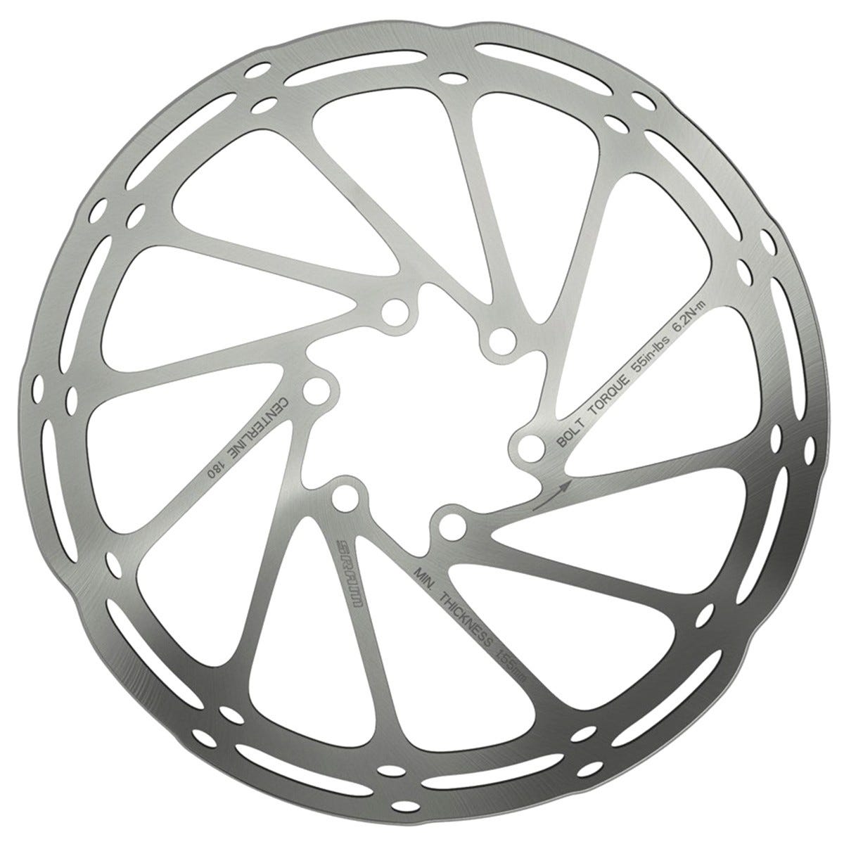 SRAM Centreline Rounded 6 Bolt Disc Rotor 180mm