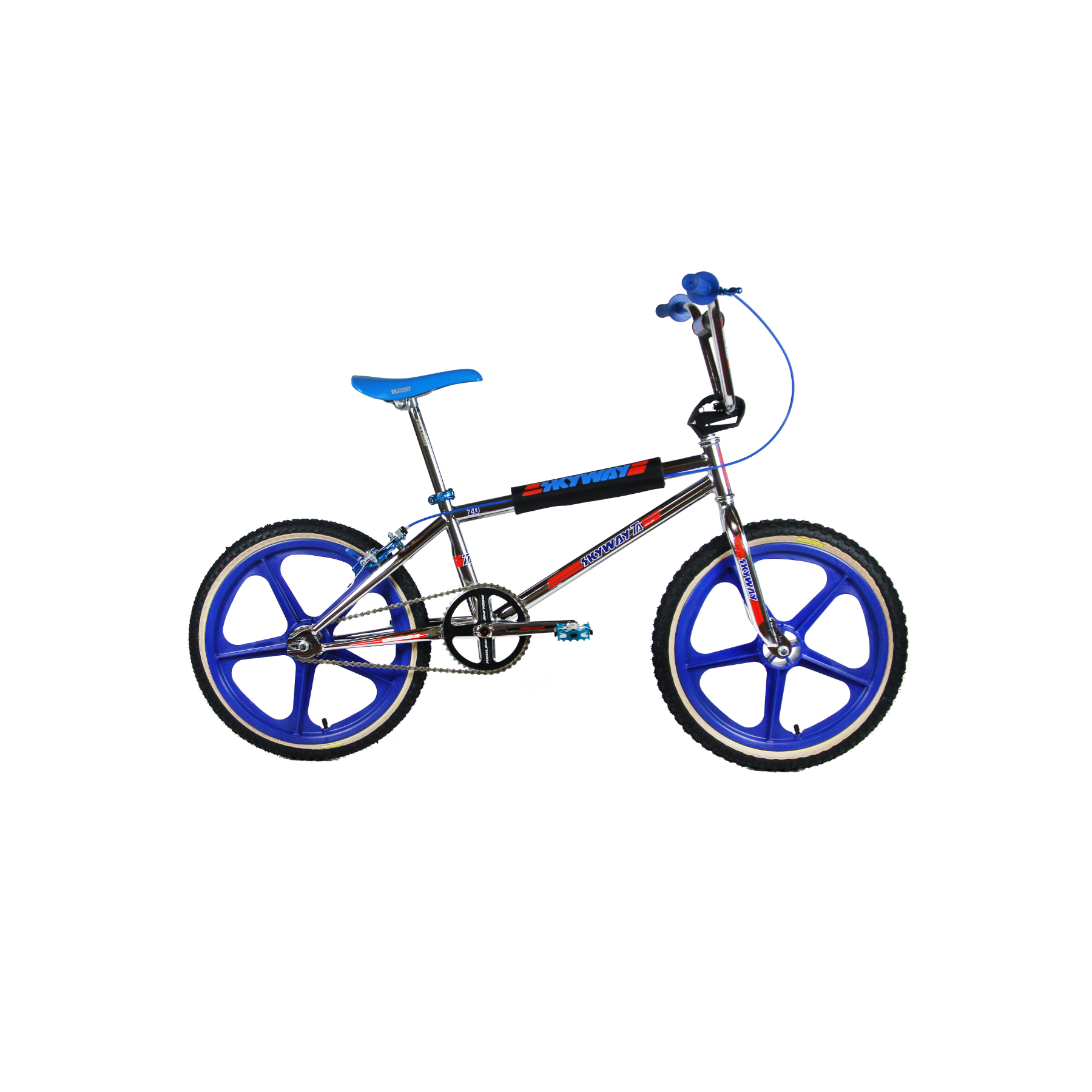 Skyway TA 20 Replica 20'' BMX Bike Chrome/Blue – 99 Bikes