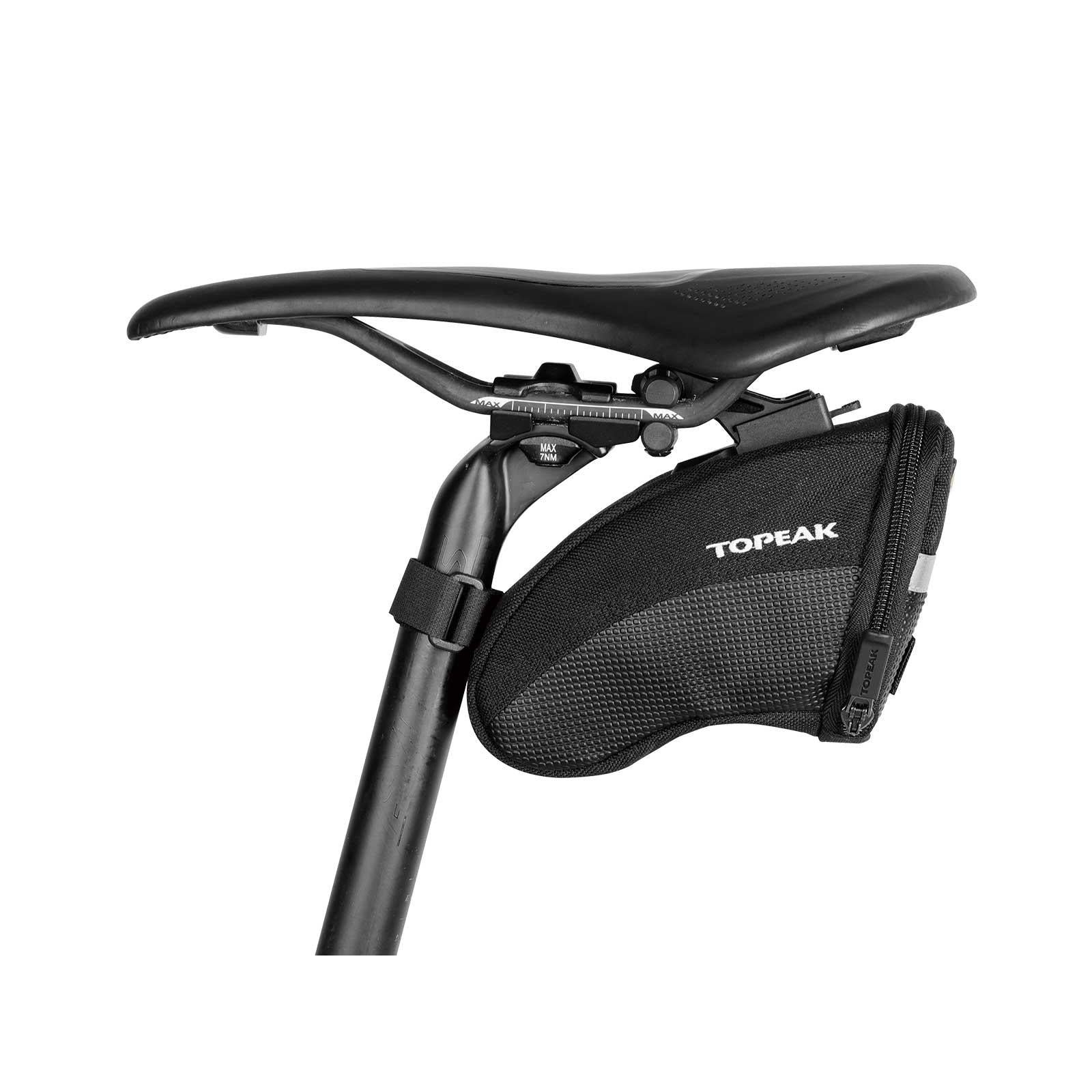 Topeak Aero Wedge Pack Quick Click Saddle bag Black Small