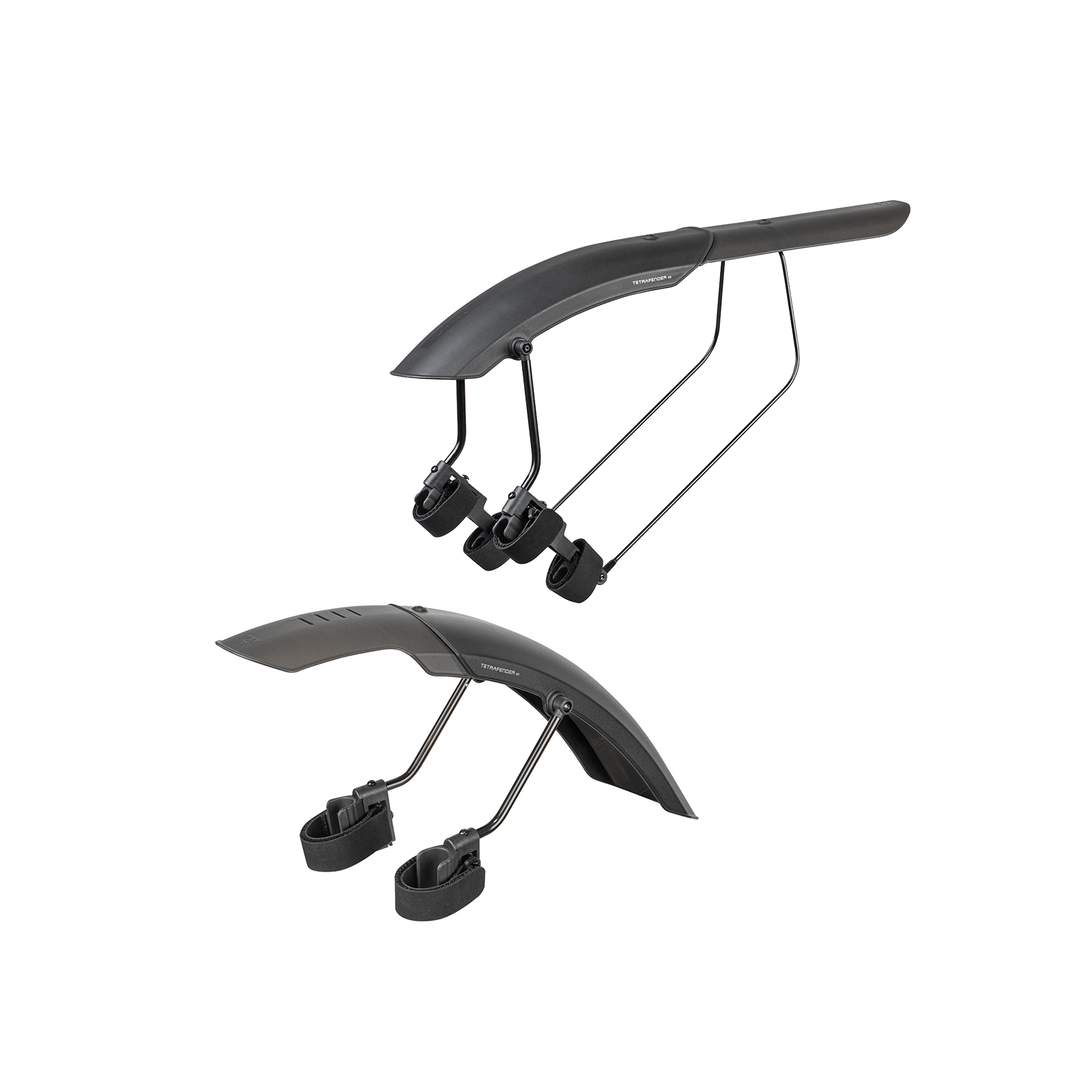 Topeak Tetrafender M1 Front & M2 Rear MTB Mudguard Set