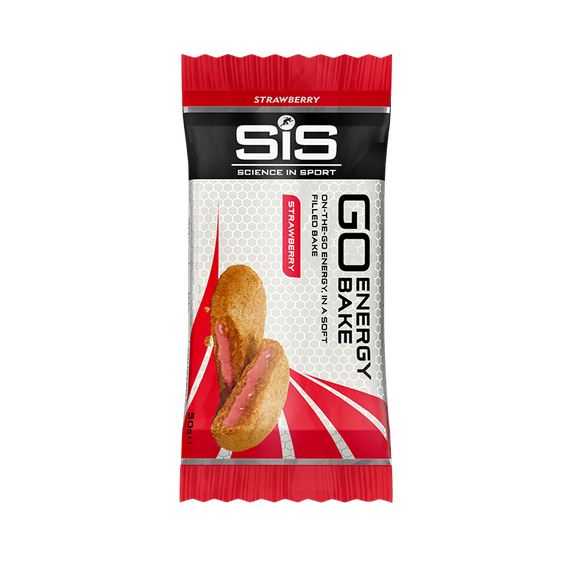 SIS GO Strawberry Baked Energy Bar 50g
