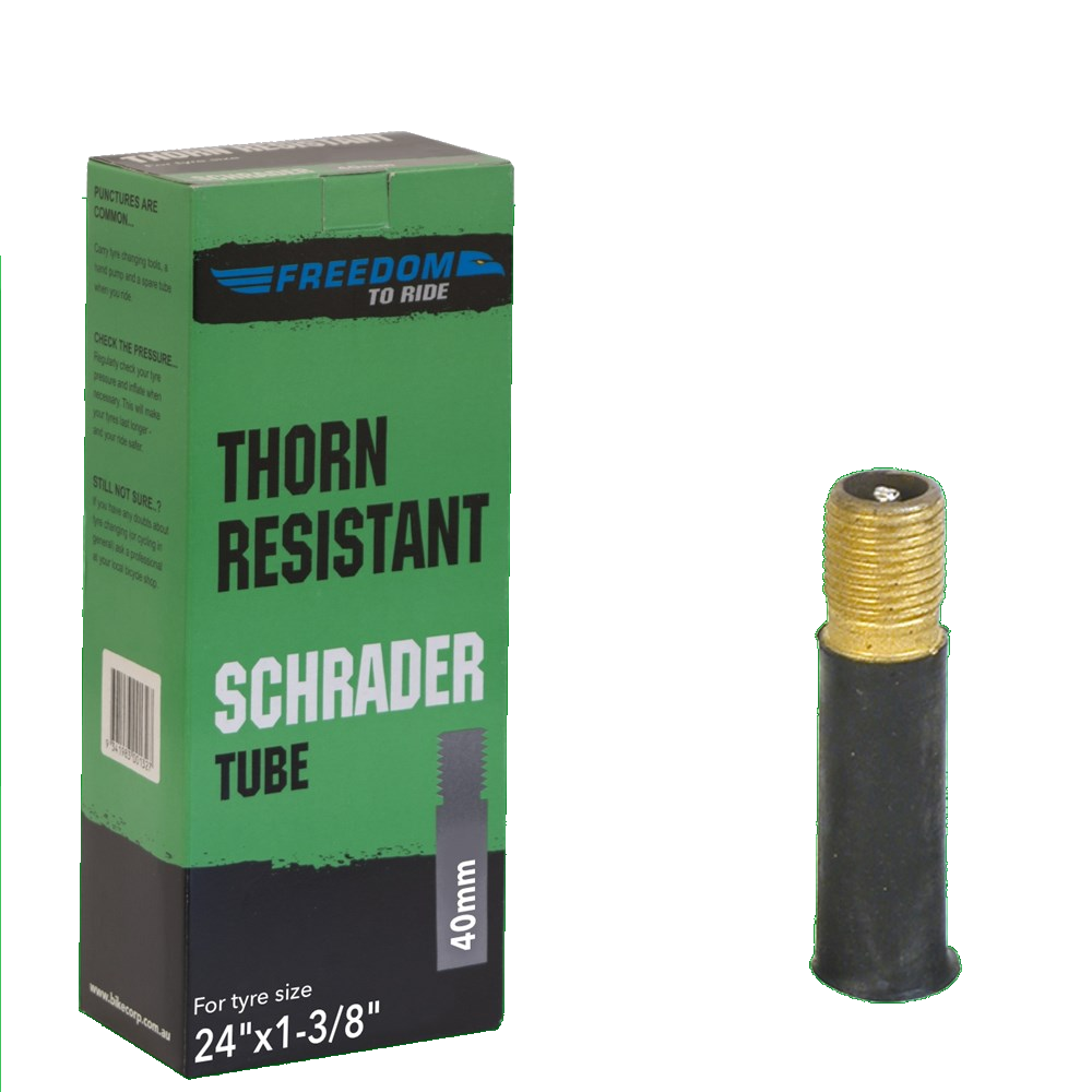Freedom to Ride Schrader Valve Thorn Resistant Tube 24 x 1-3/8