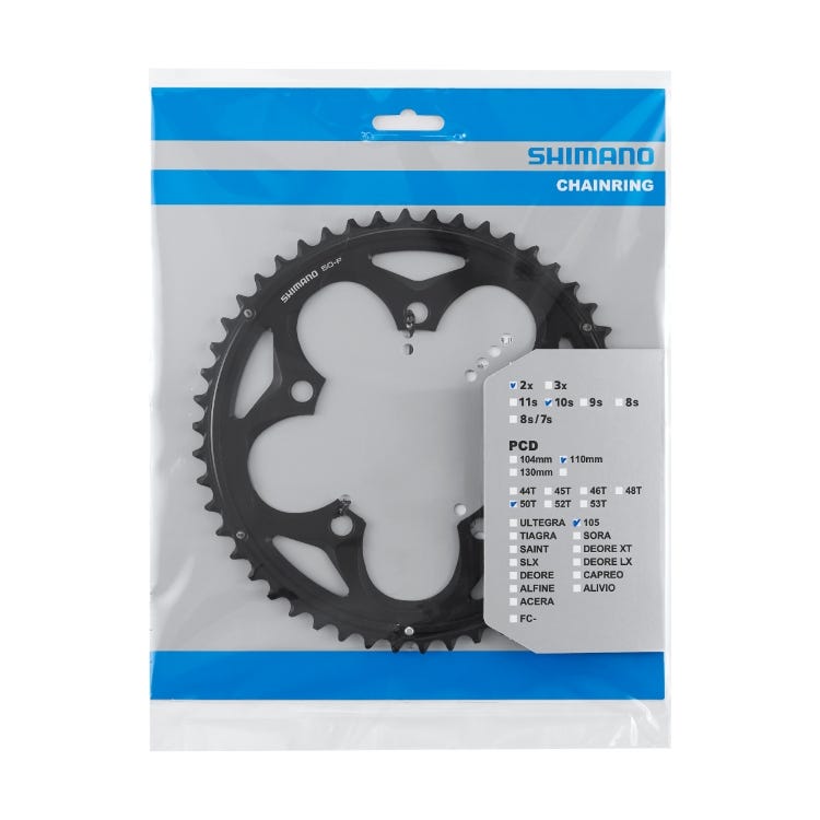 Shimano 105 FC-5750 Front Chainring 50T Black