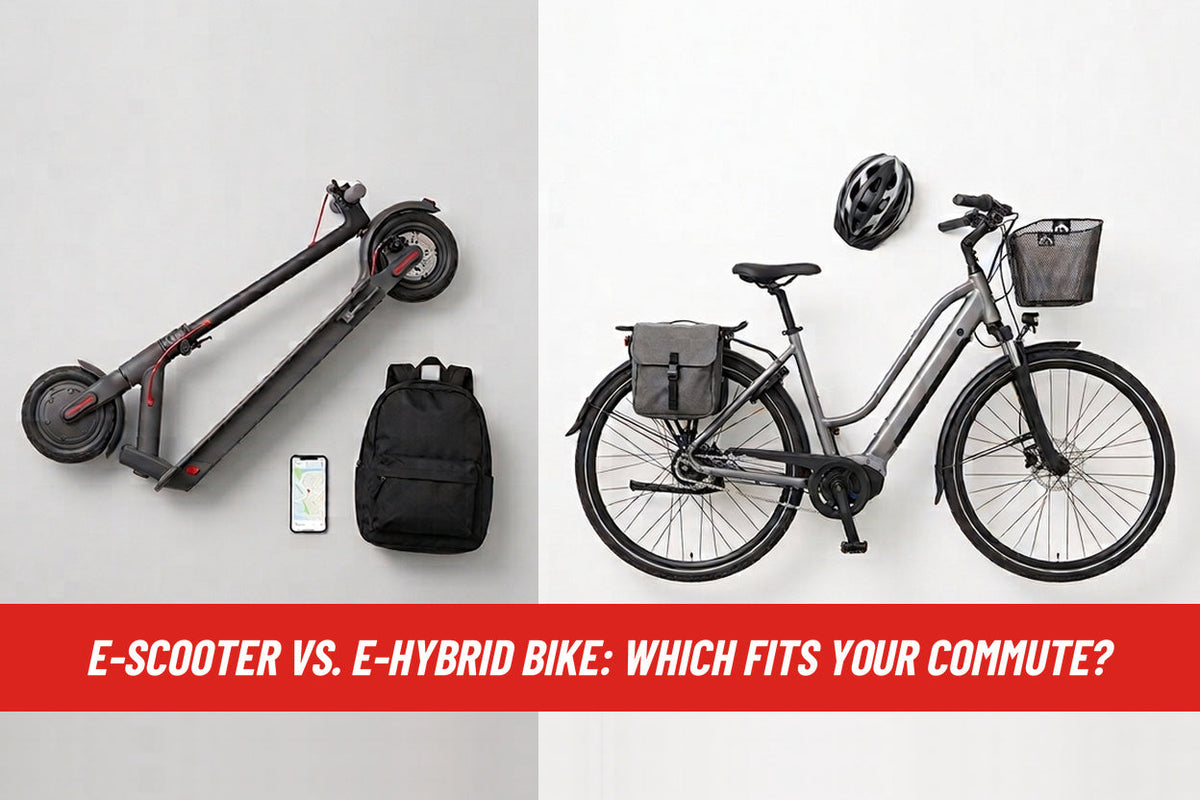 E-Scooter vs. E-Hybrid Bike: Which E-Mobility Setup Best Fits Your Daily Commute?