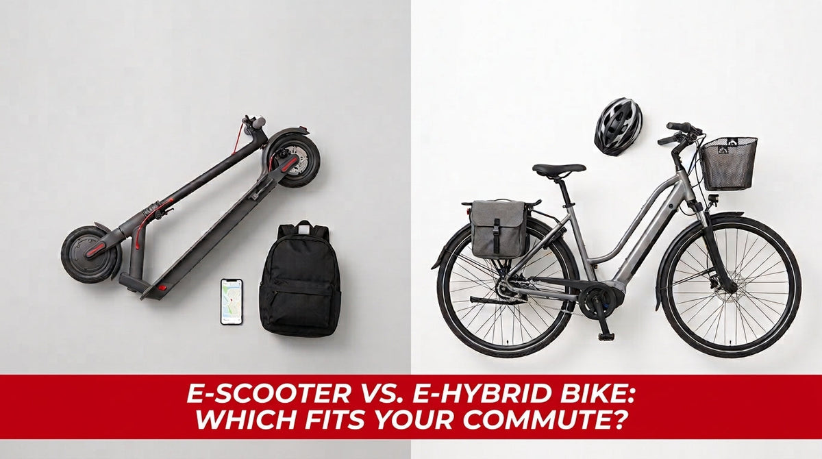 E-Scooter vs. E-Hybrid Bike: Which E-Mobility Setup Best Fits Your Daily Commute?