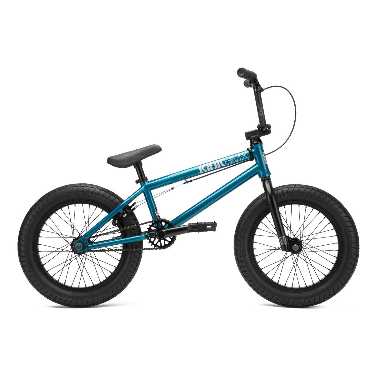 Kink Carve Kids BMX Bike Gloss Digital Teal (2021)